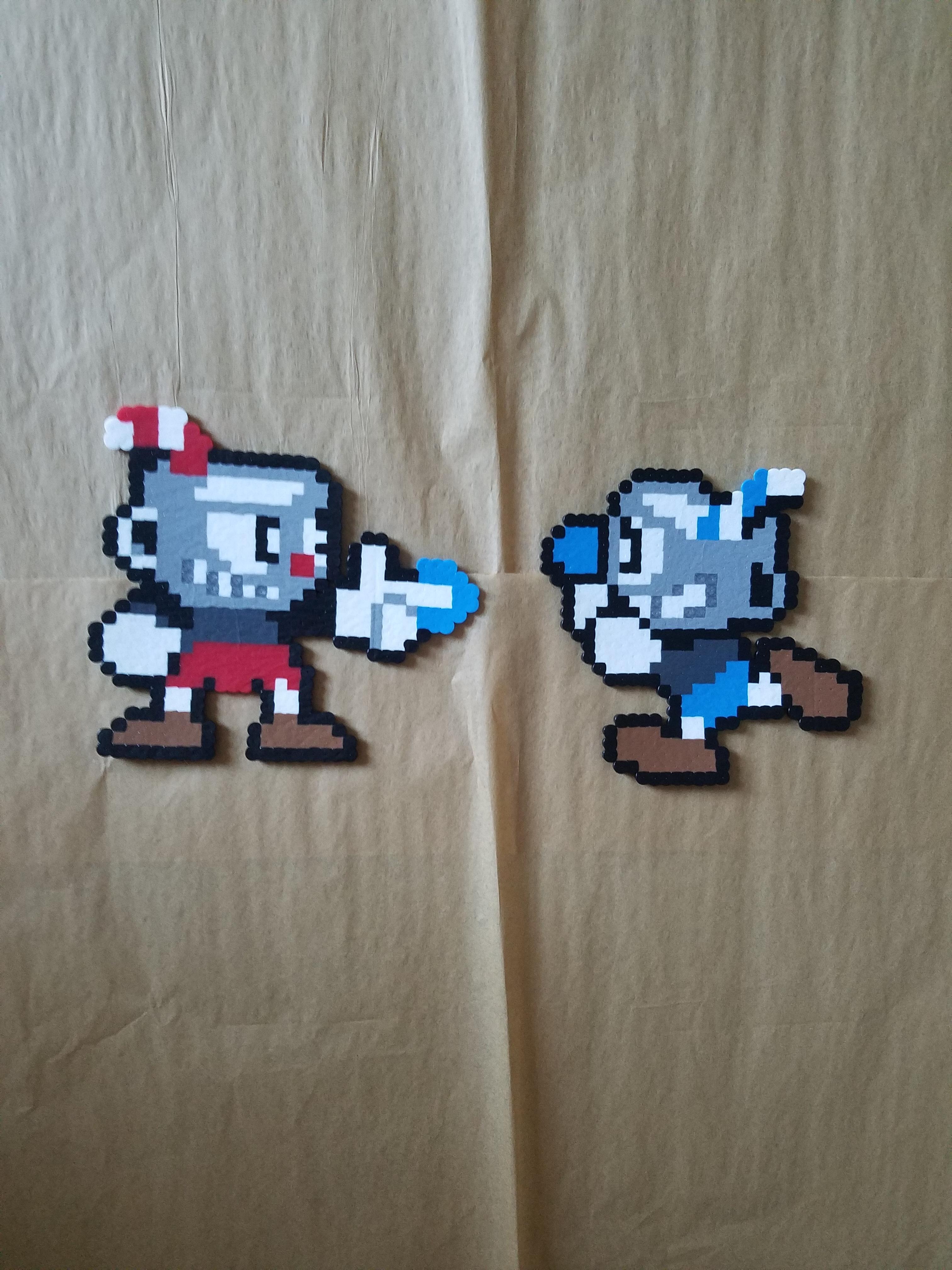 Cuphead perler bead ^^ Cuphead