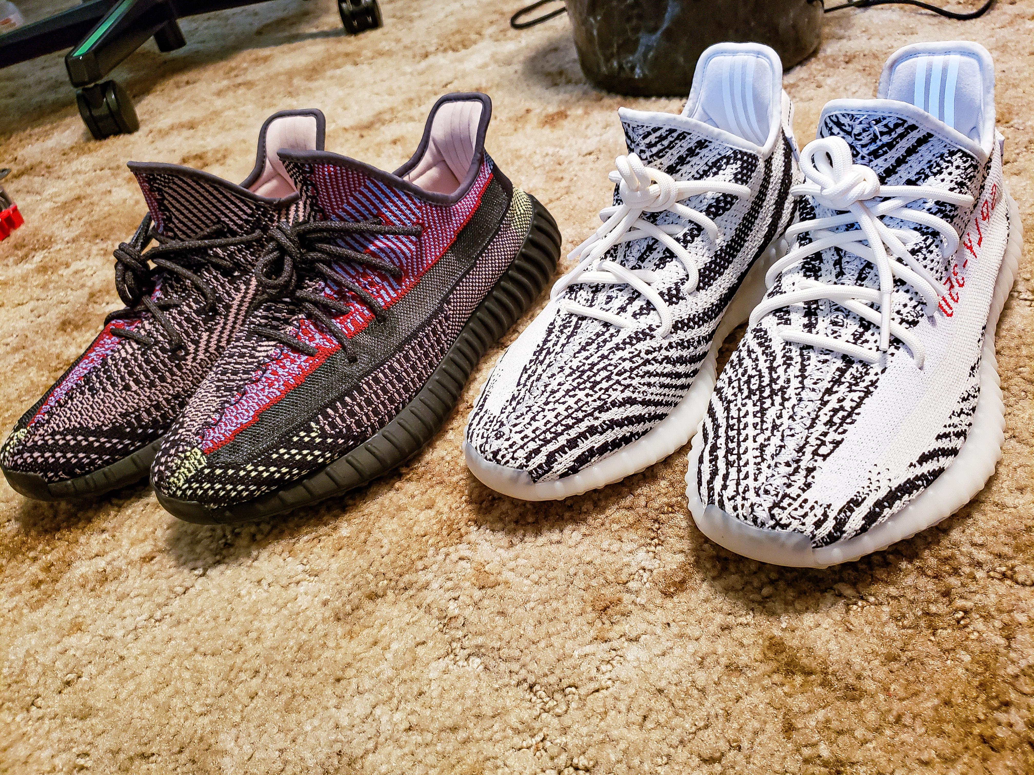 Just got my first Yeezys. I couldn't choose between them! yeezys