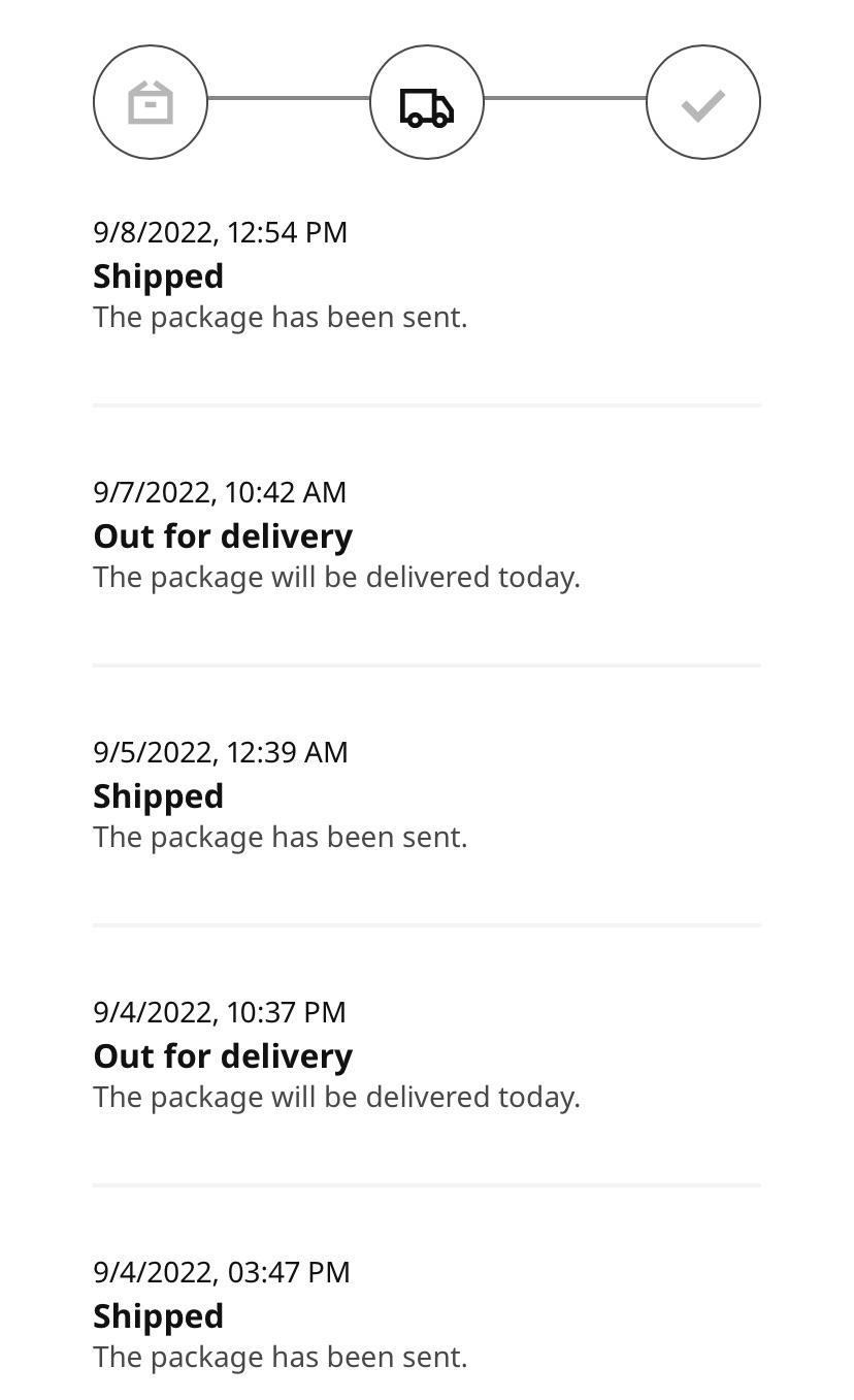 Why does ikea tracking suck? It’s not even in my state yet according to
