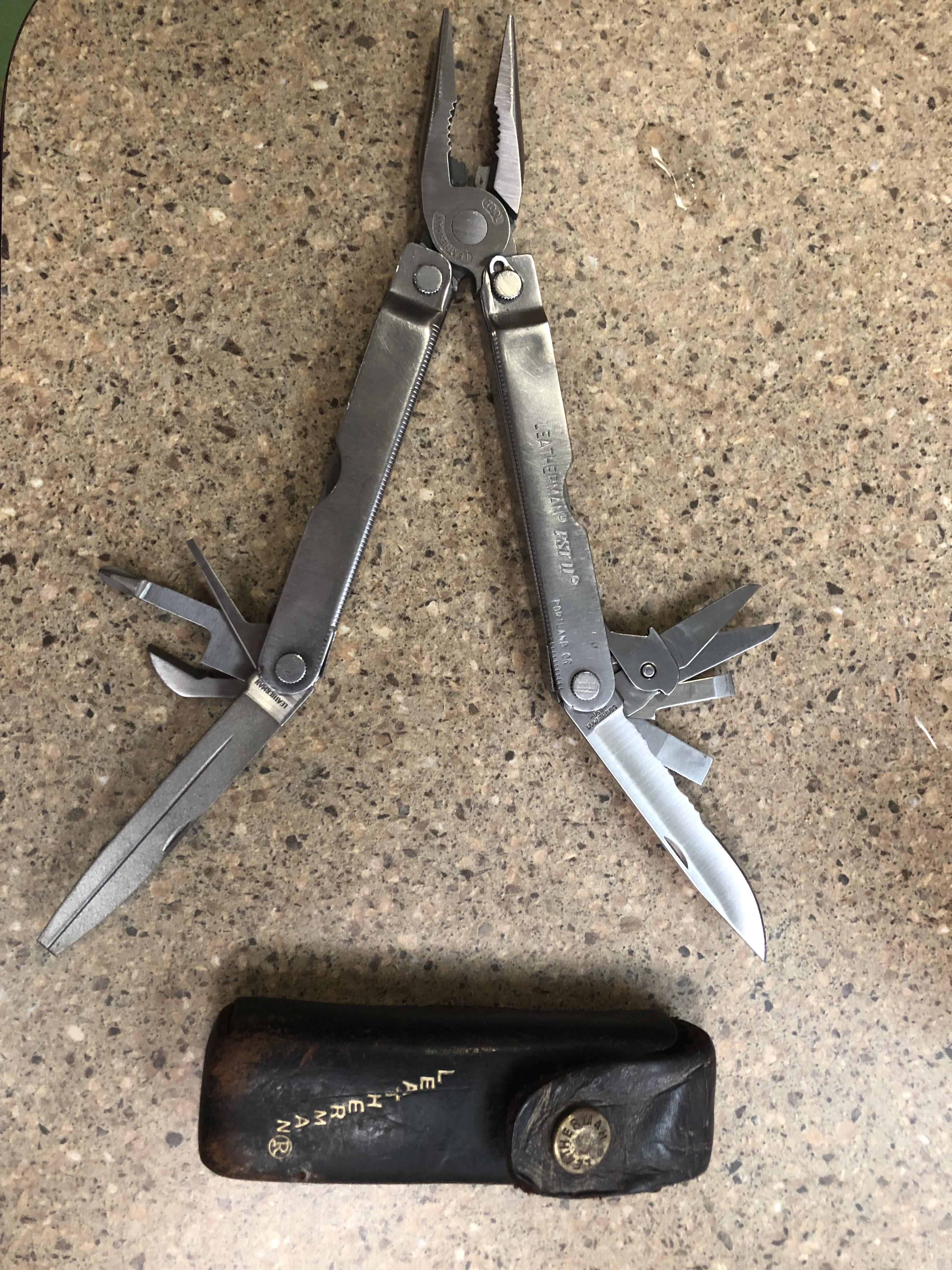 My Leatherman PST II; bought around 1995. Over 20+ years old and