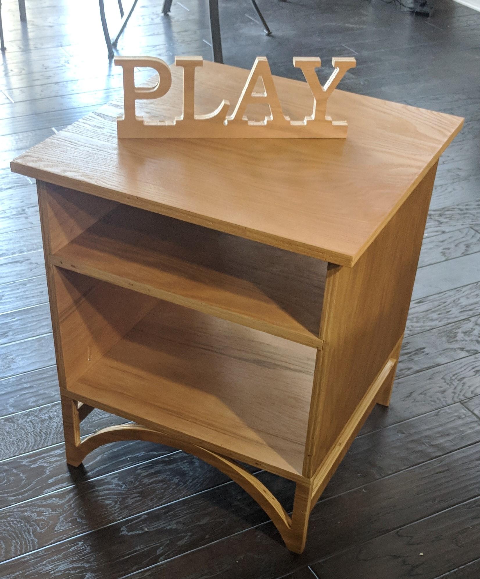 Plywood bedroom side table r/woodworking