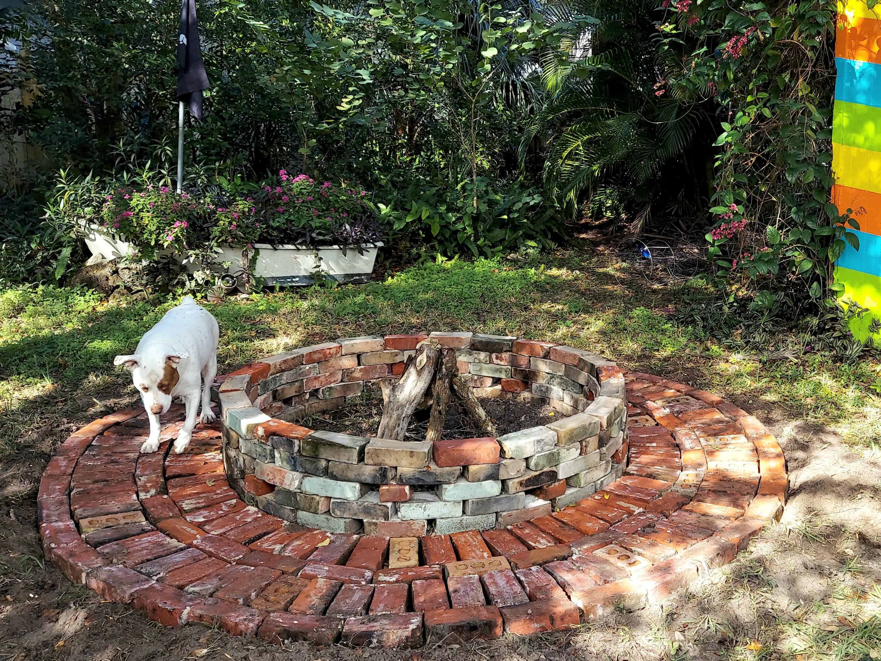 The 100 year old bricks i posted a couple days ago. The fireplace of a