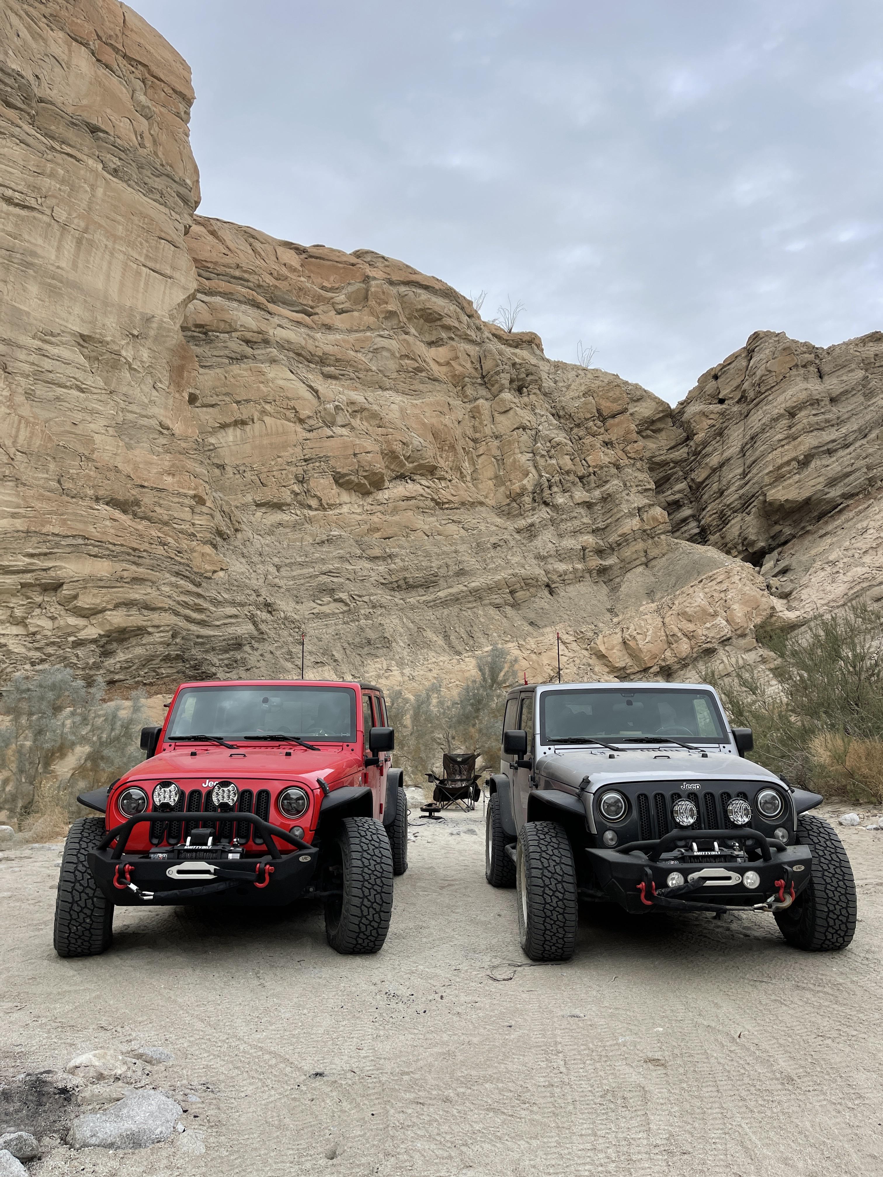 His & Hers Anza Borrego Camping r/Jeep