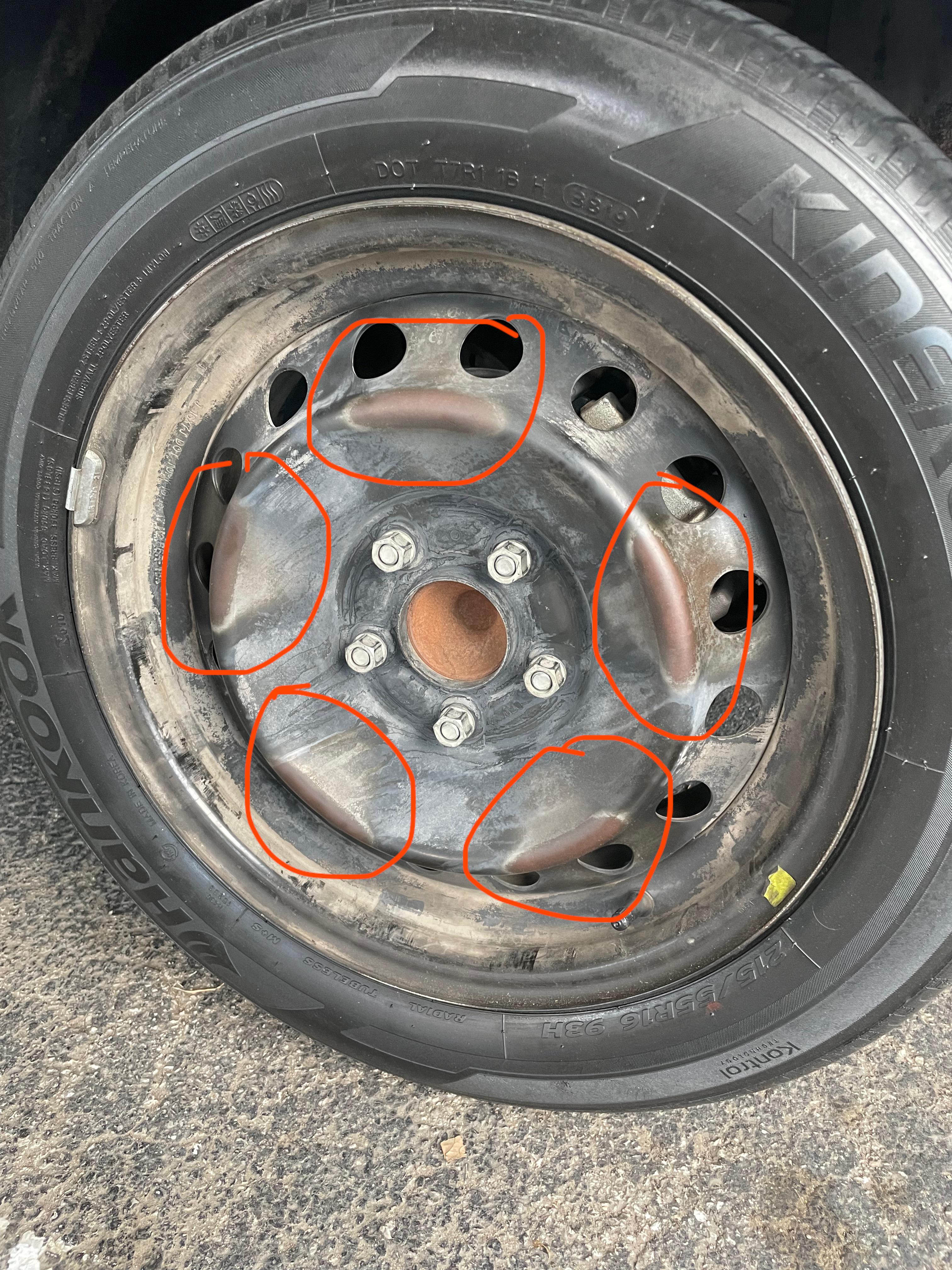 What are those brown spots and hoe do i get rid of them? Rustoleum