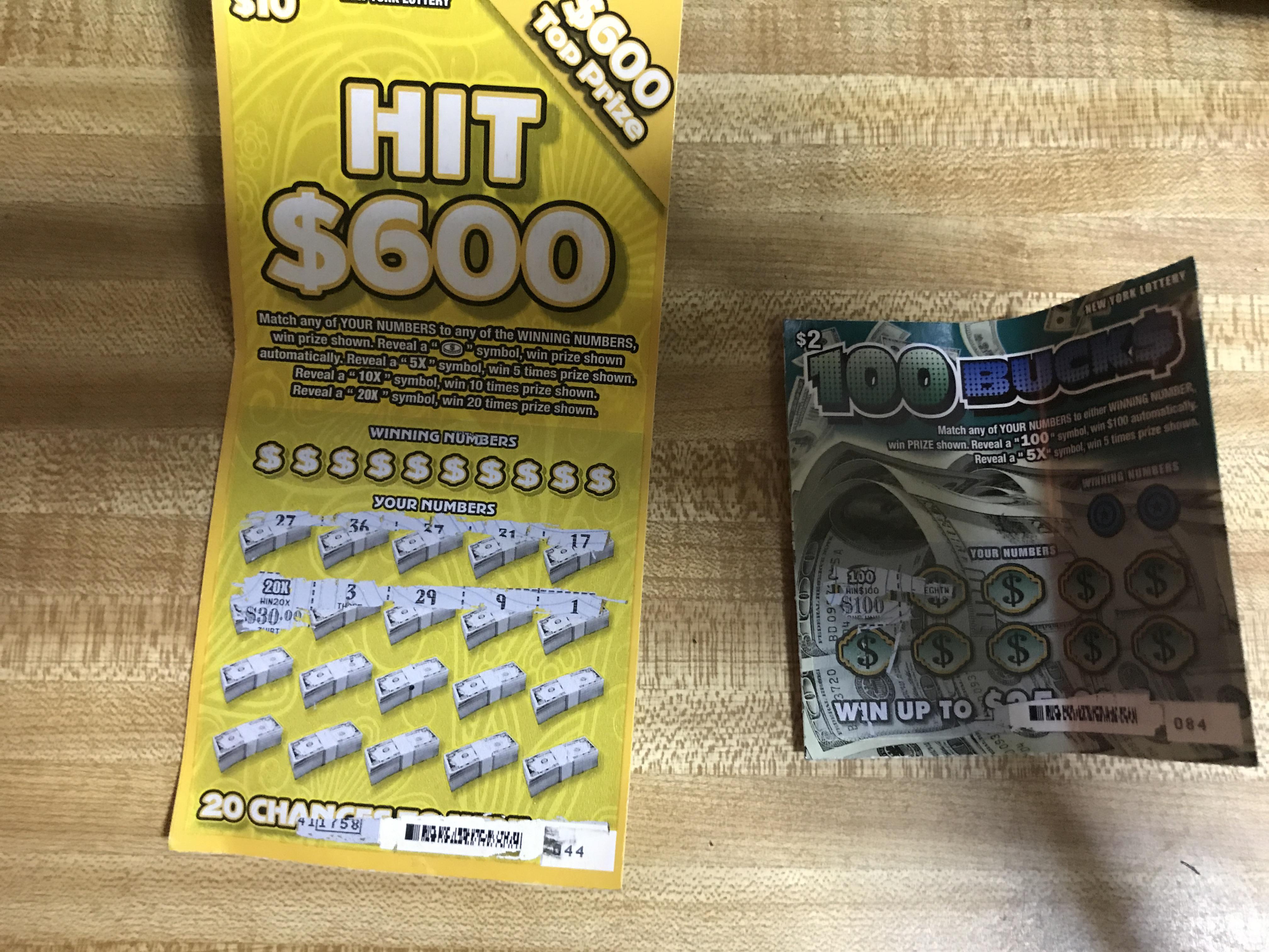 2 days in a row, I feel like my luck will end very soon r/Lottery