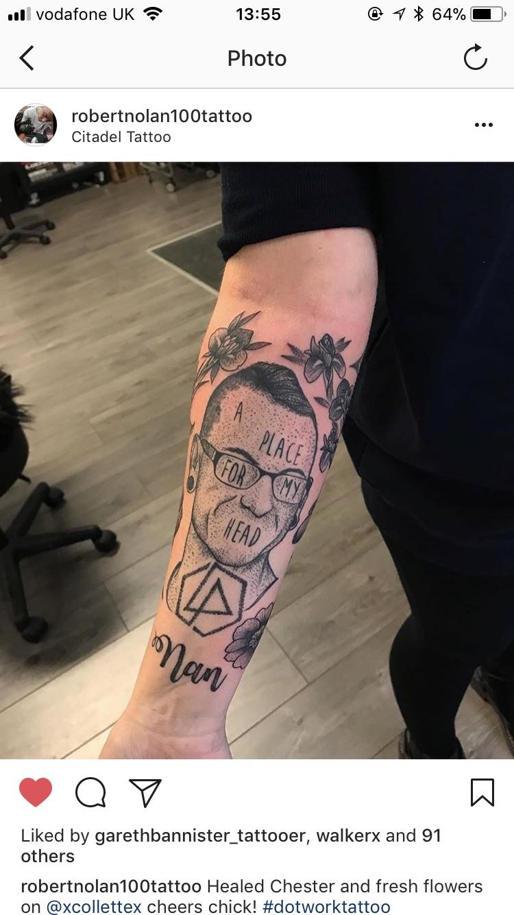 So, my tattoo artists does these portraits with the