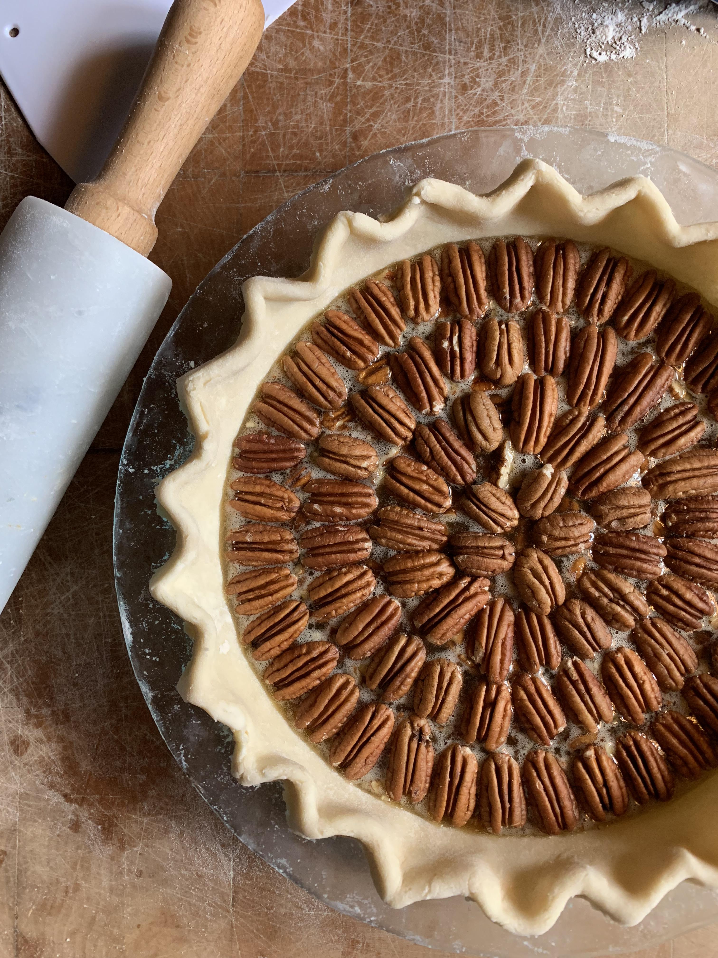 Pecan Pie PreBake r/Baking