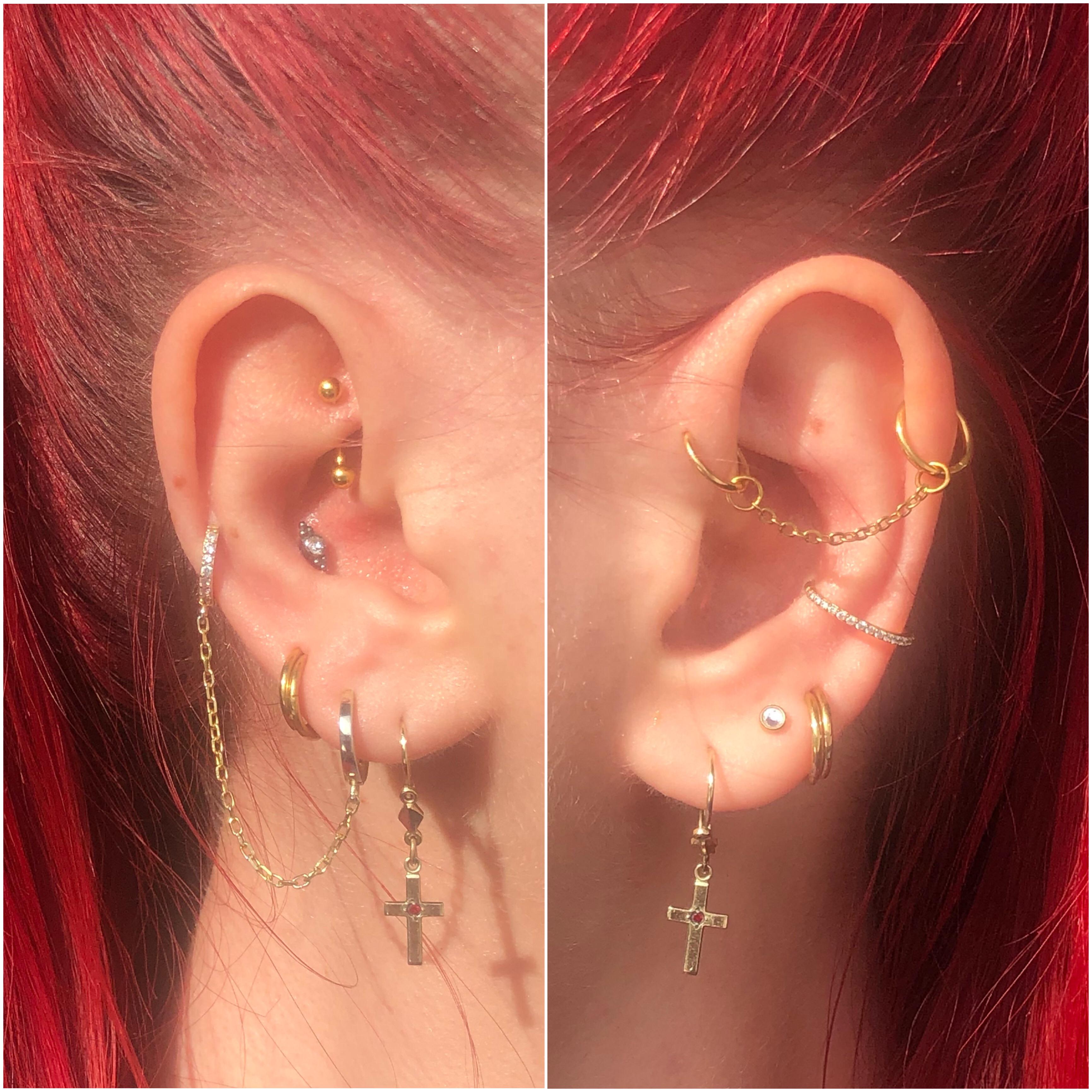 almost done switching from silver to gold. it’s been a process but my