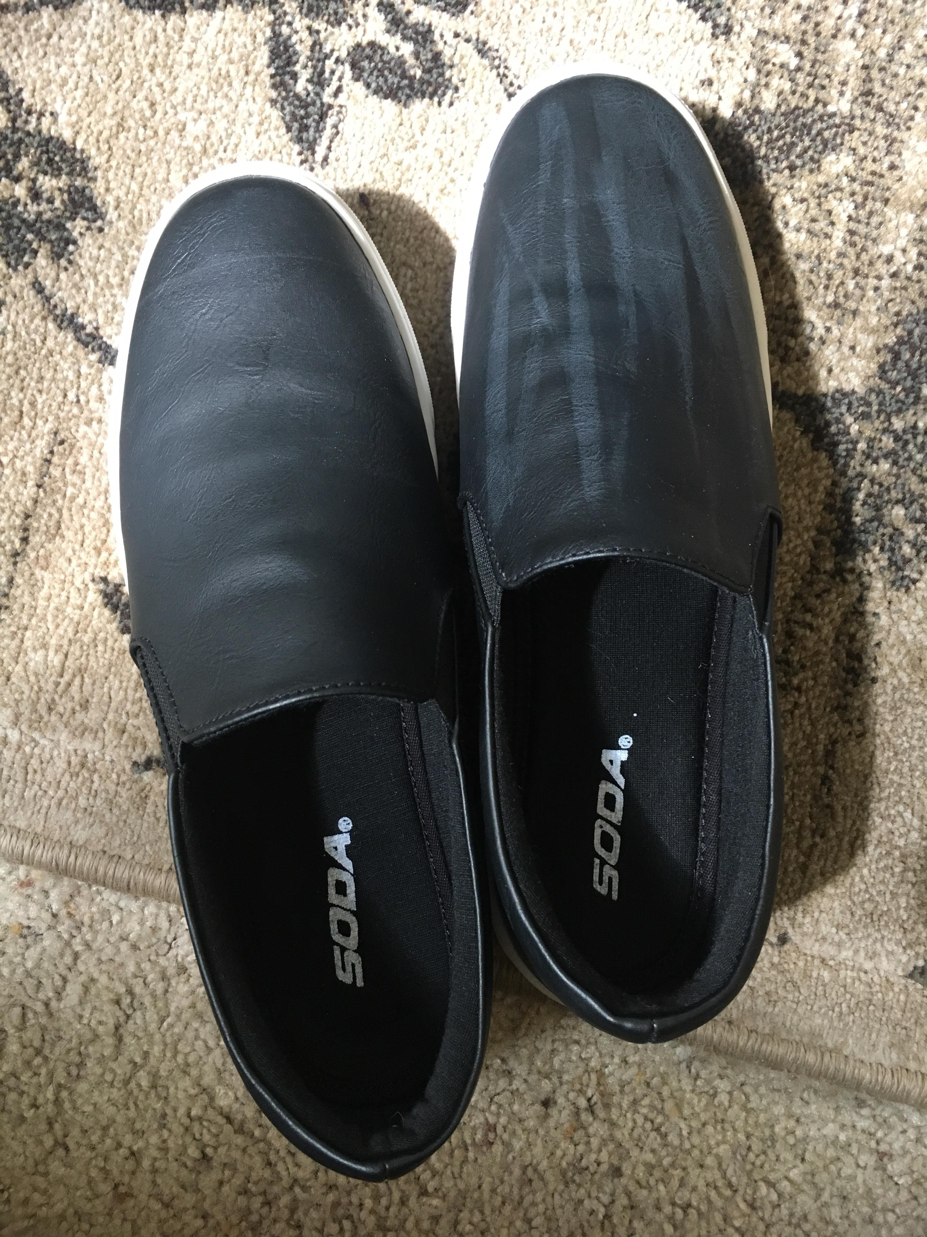 Advice? I was cleaning these shoes I just thrifted and decided to clean the Faux leather with