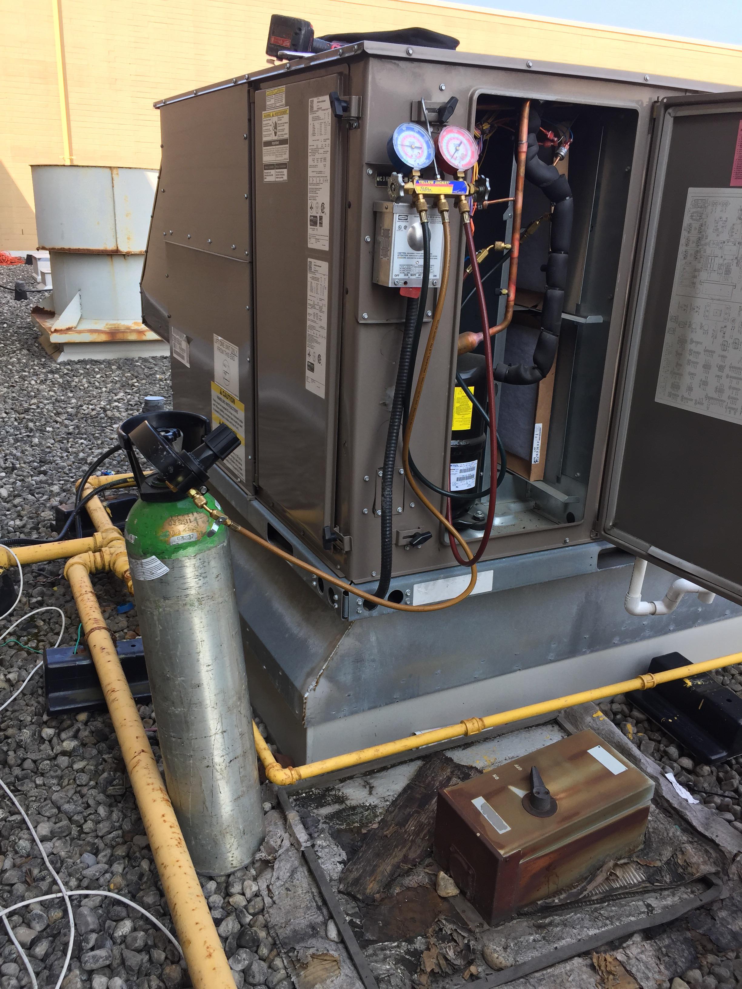 6th leaking condenser found this year. All 410A units with micro