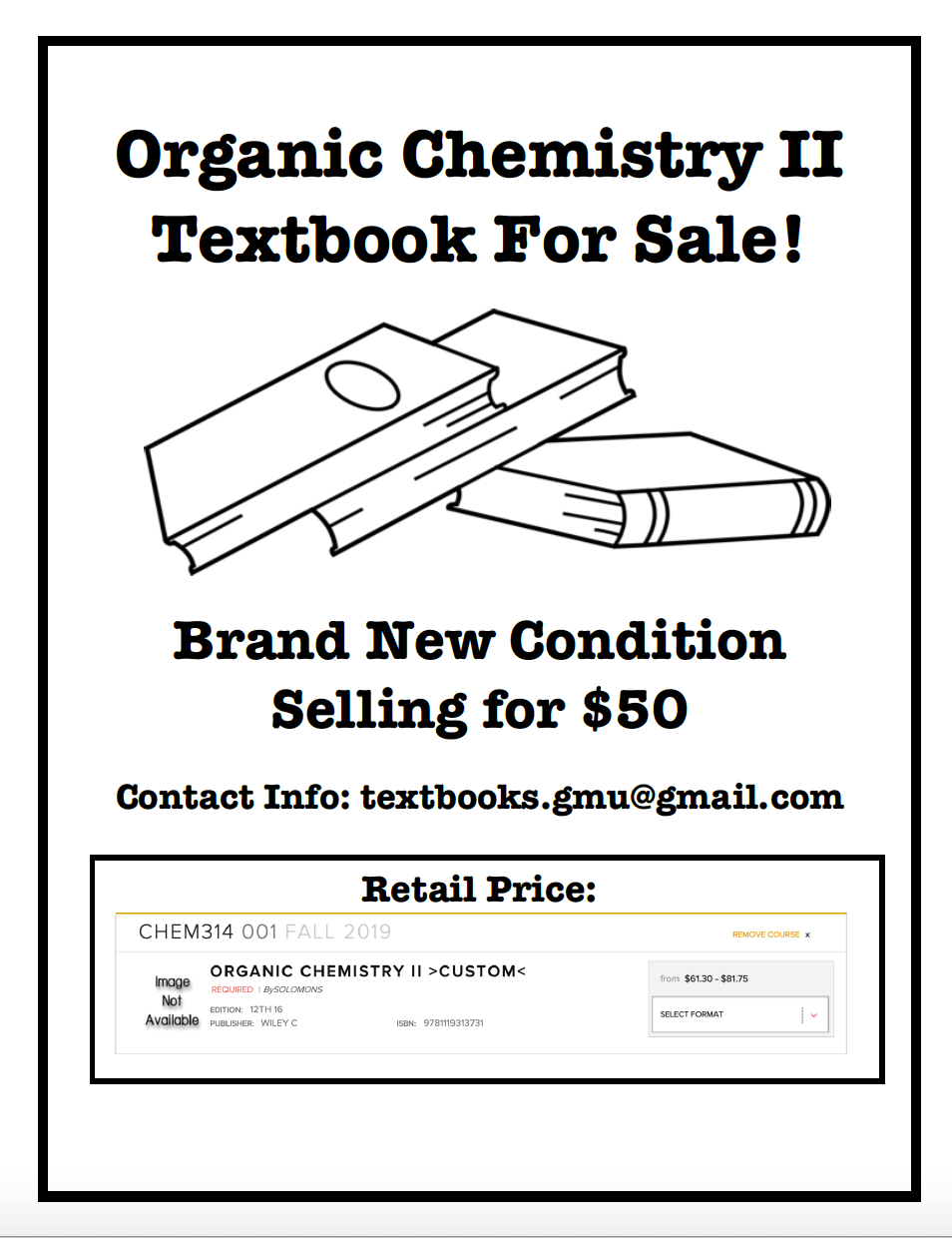 Textbooks For Sale r/gmu