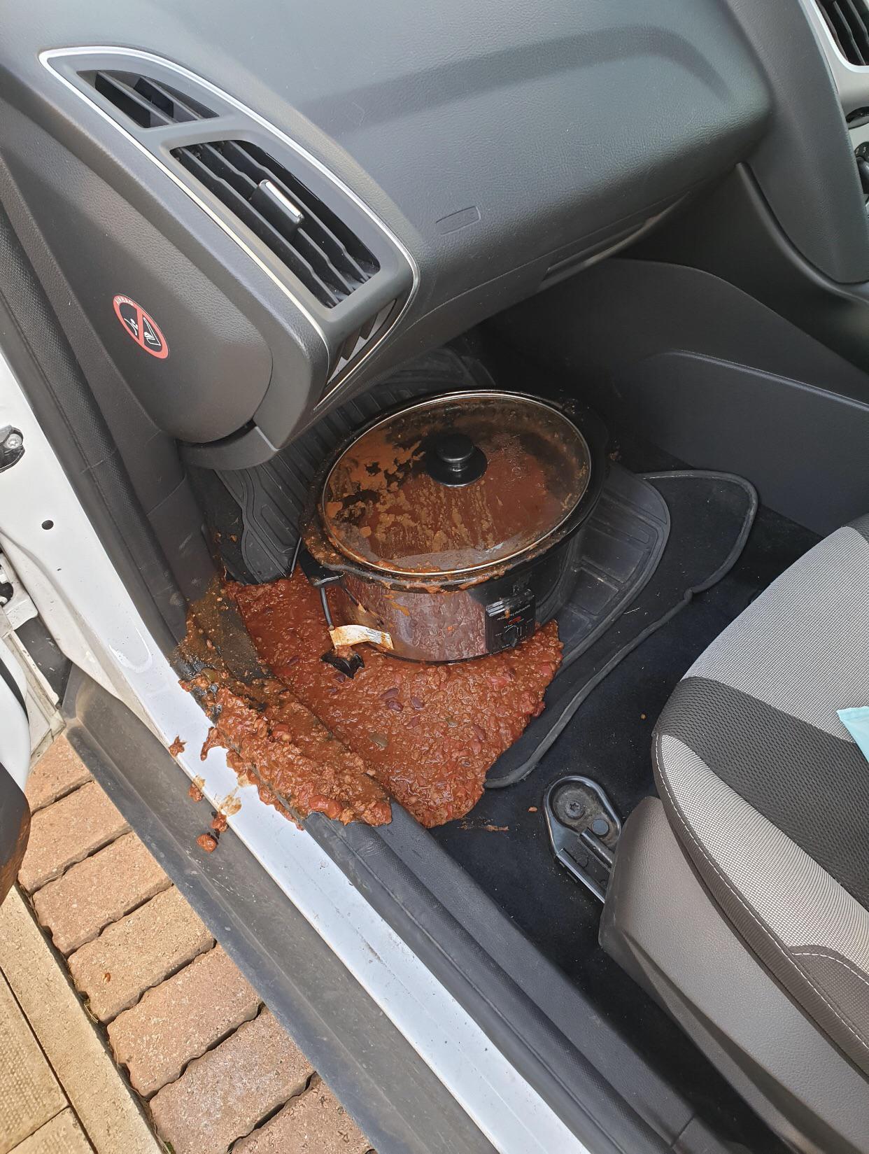 What happens to your car when you have diarhea and can’t make it home