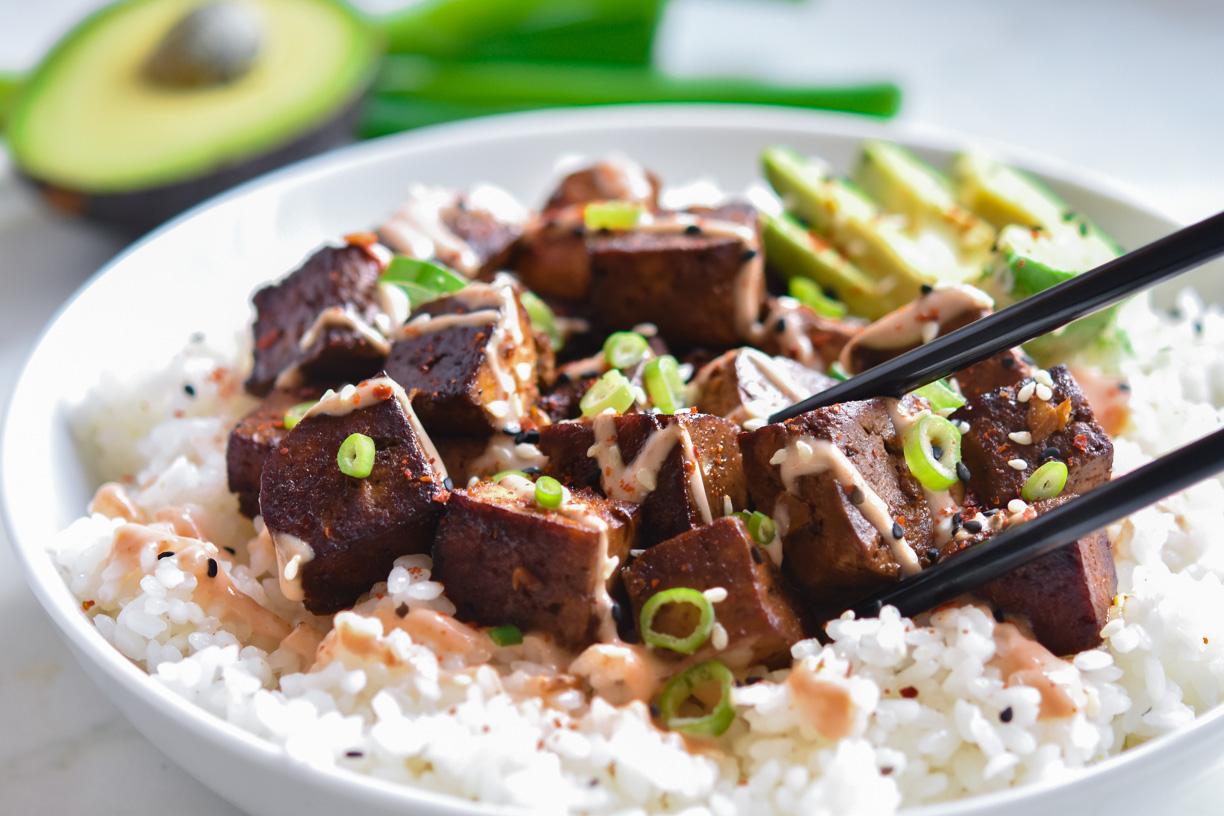Spicy Marinated Tofu Bowls r/recipes