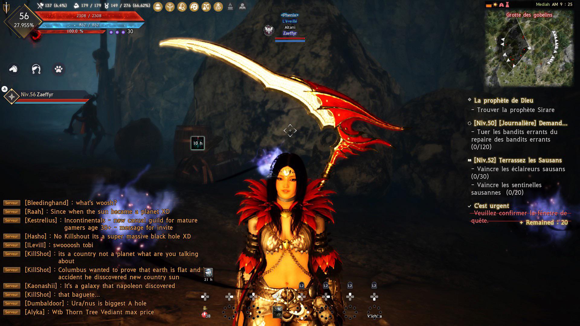 My sorceress in Black Desert online on ps4 )