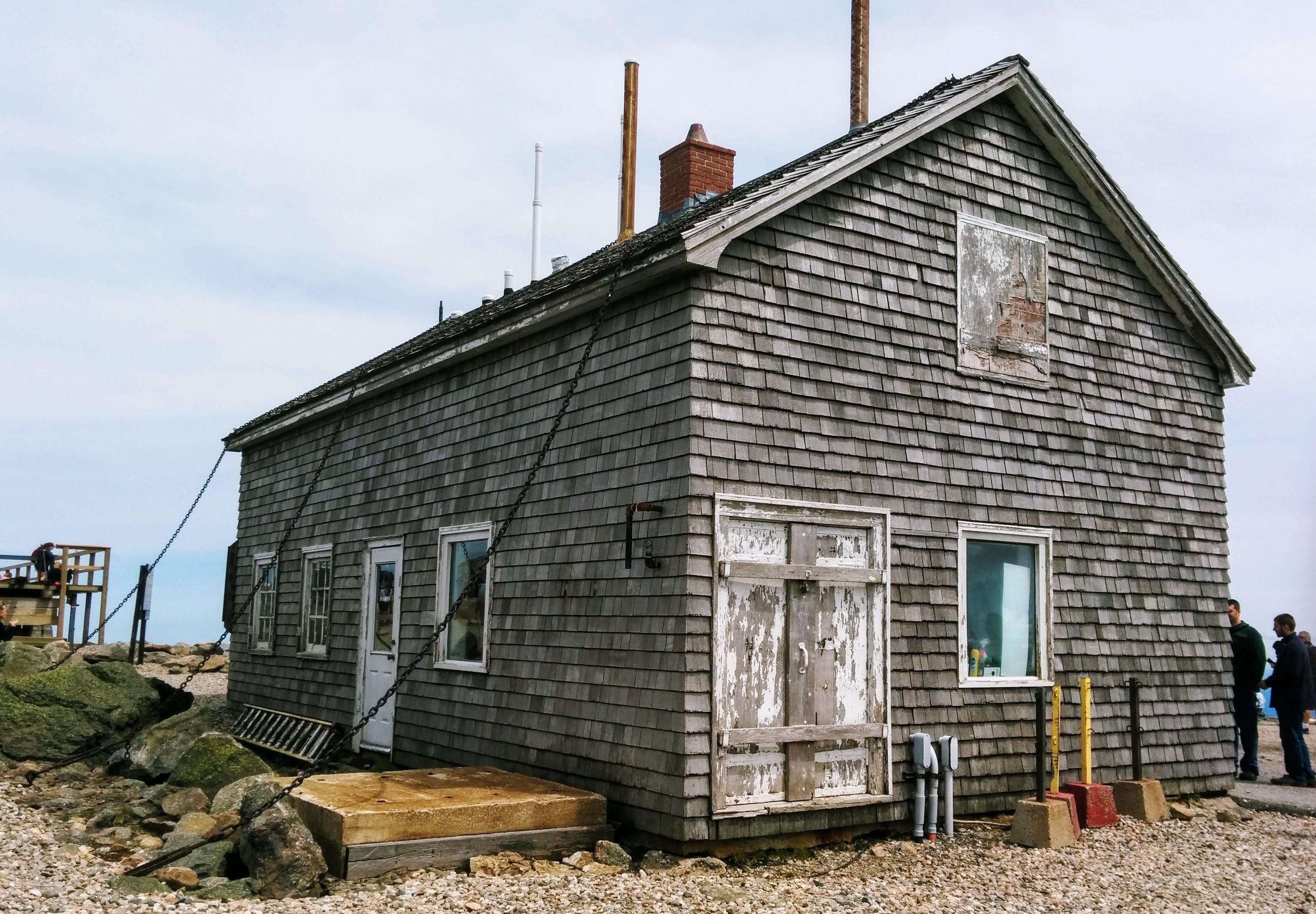 This old building on top of Mt. Washington (NH) is chained down to the