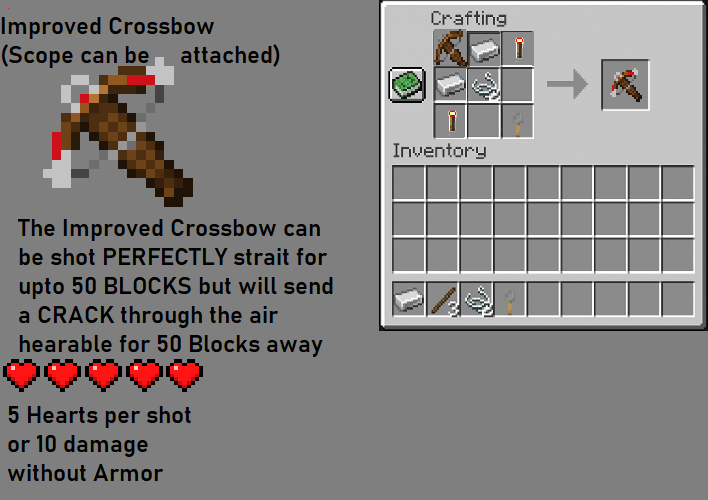 Meet the Improved Crossbow! r/Minecraft