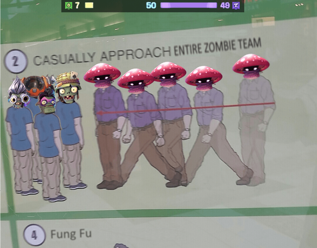 Bad meme on how most Nightcaps play r/PvZGardenWarfare