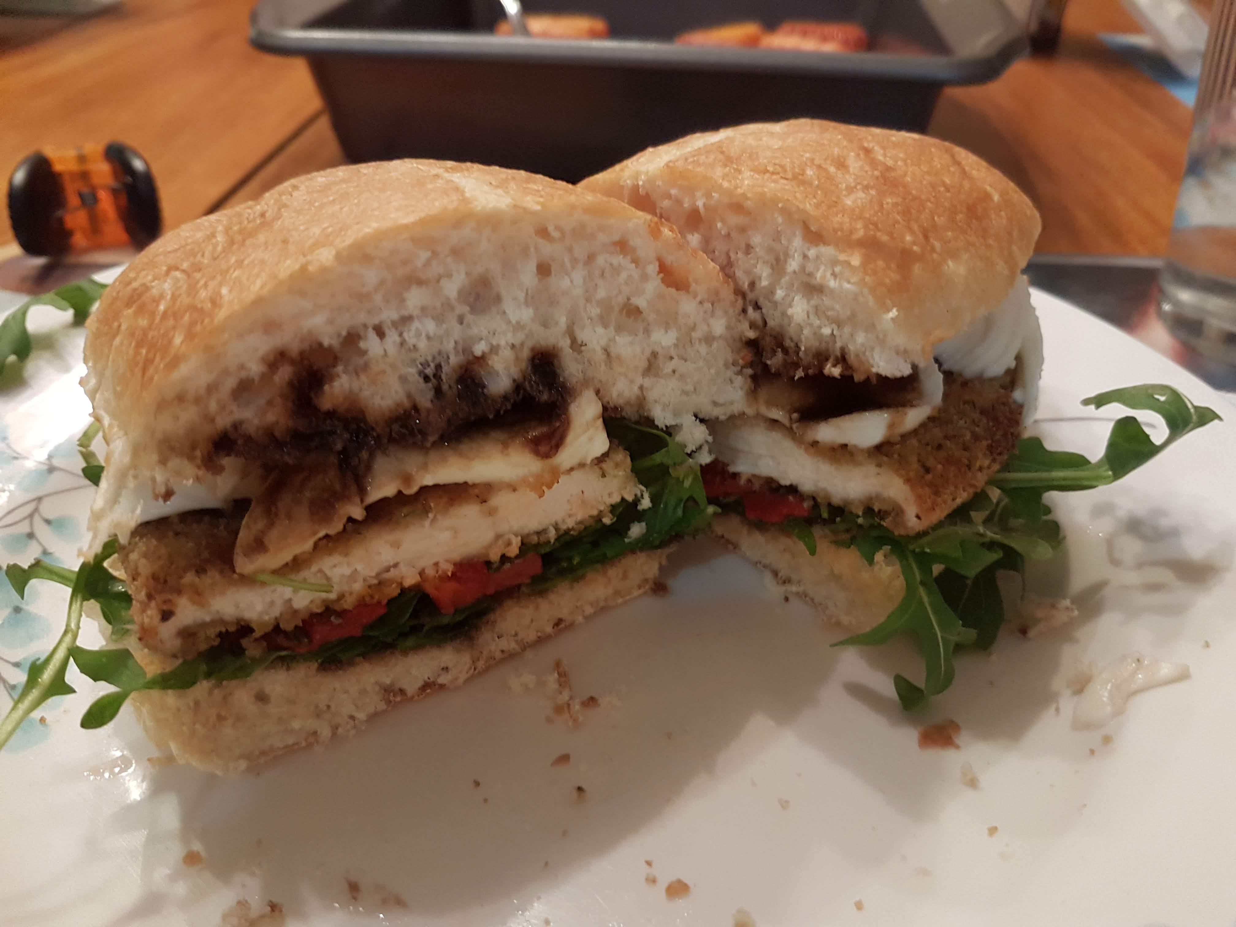 [Homemade] Chicken Cutlet Sandwich r/food