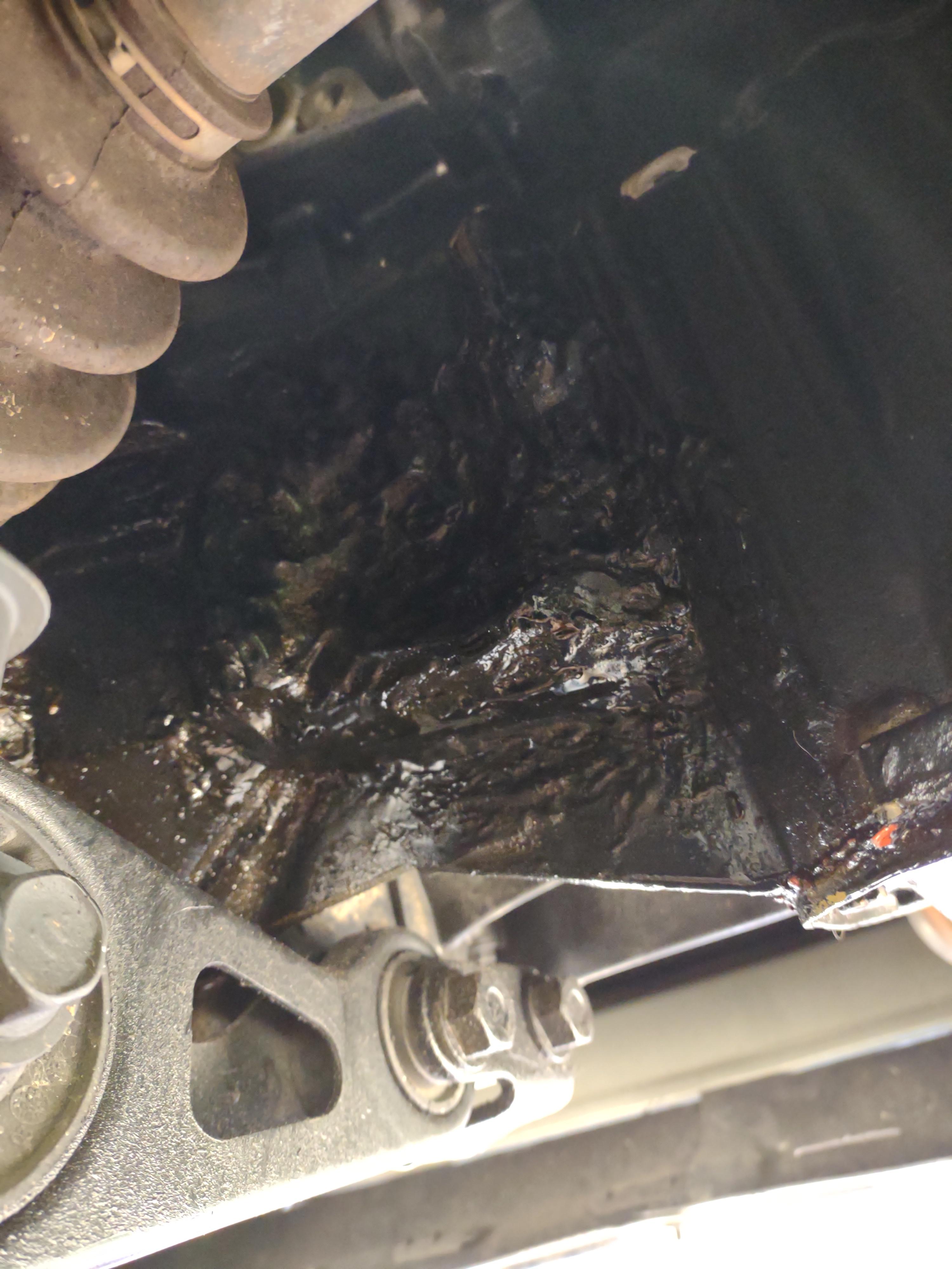 The Old JB Weld oil pan