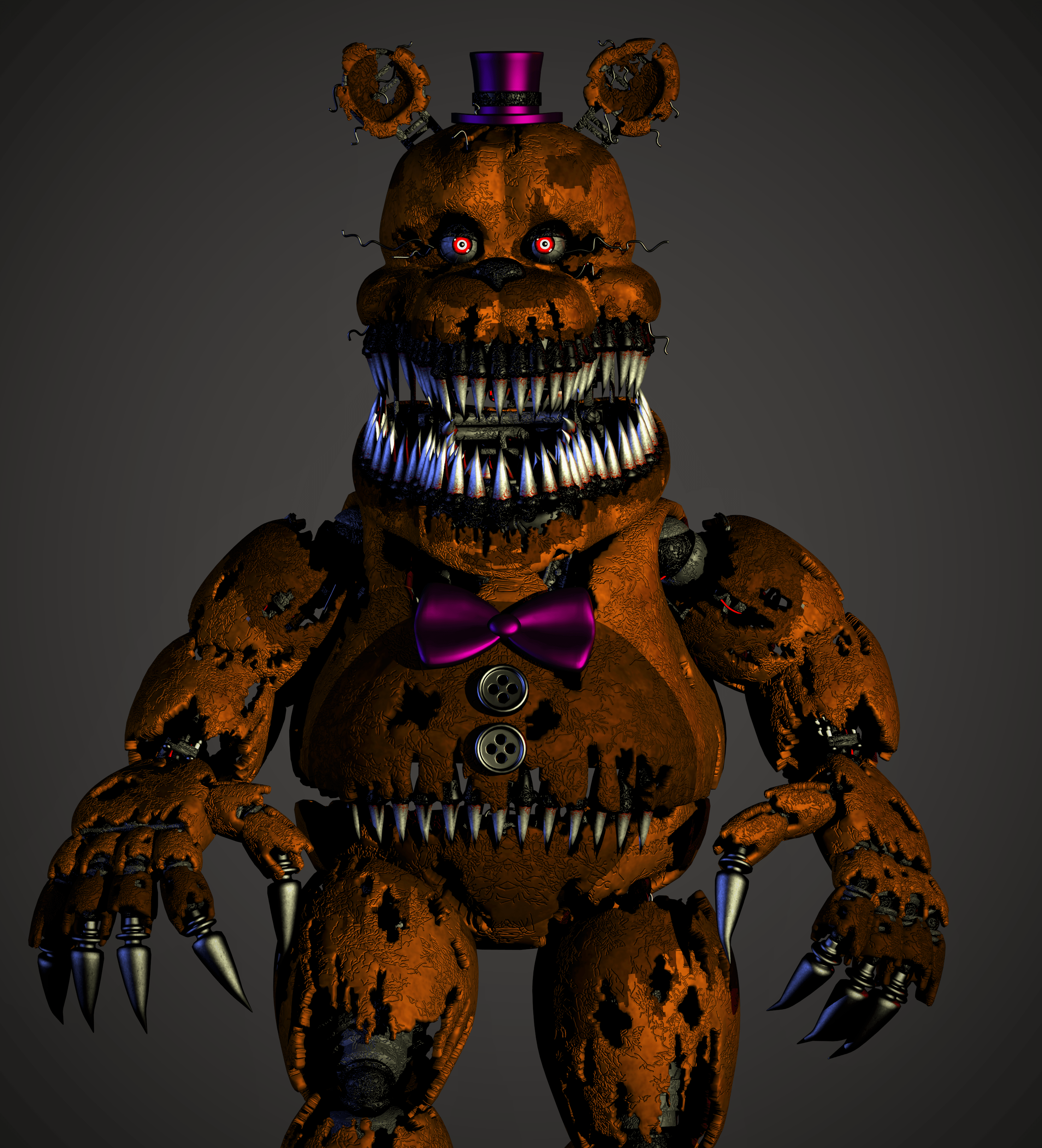 Nightmare Fredbear. fivenightsatfreddys