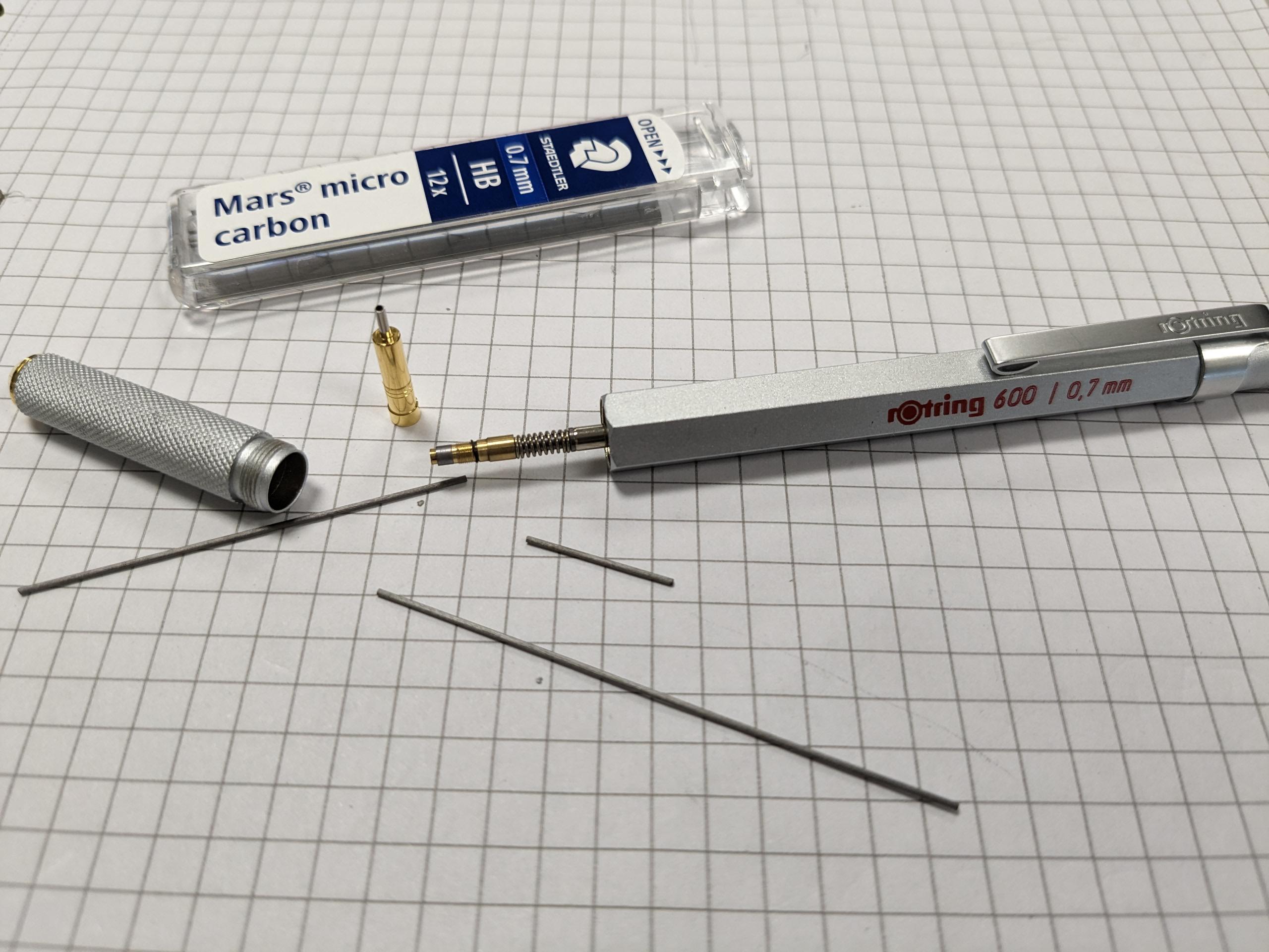 How the 🦆 do I refill a ROTRING 600? r/mechanicalpencils