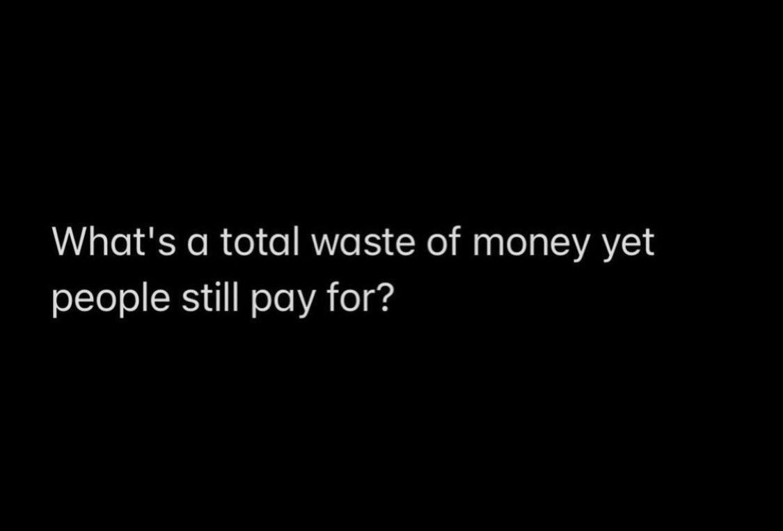 What's a total waste of money? r/indiasocial
