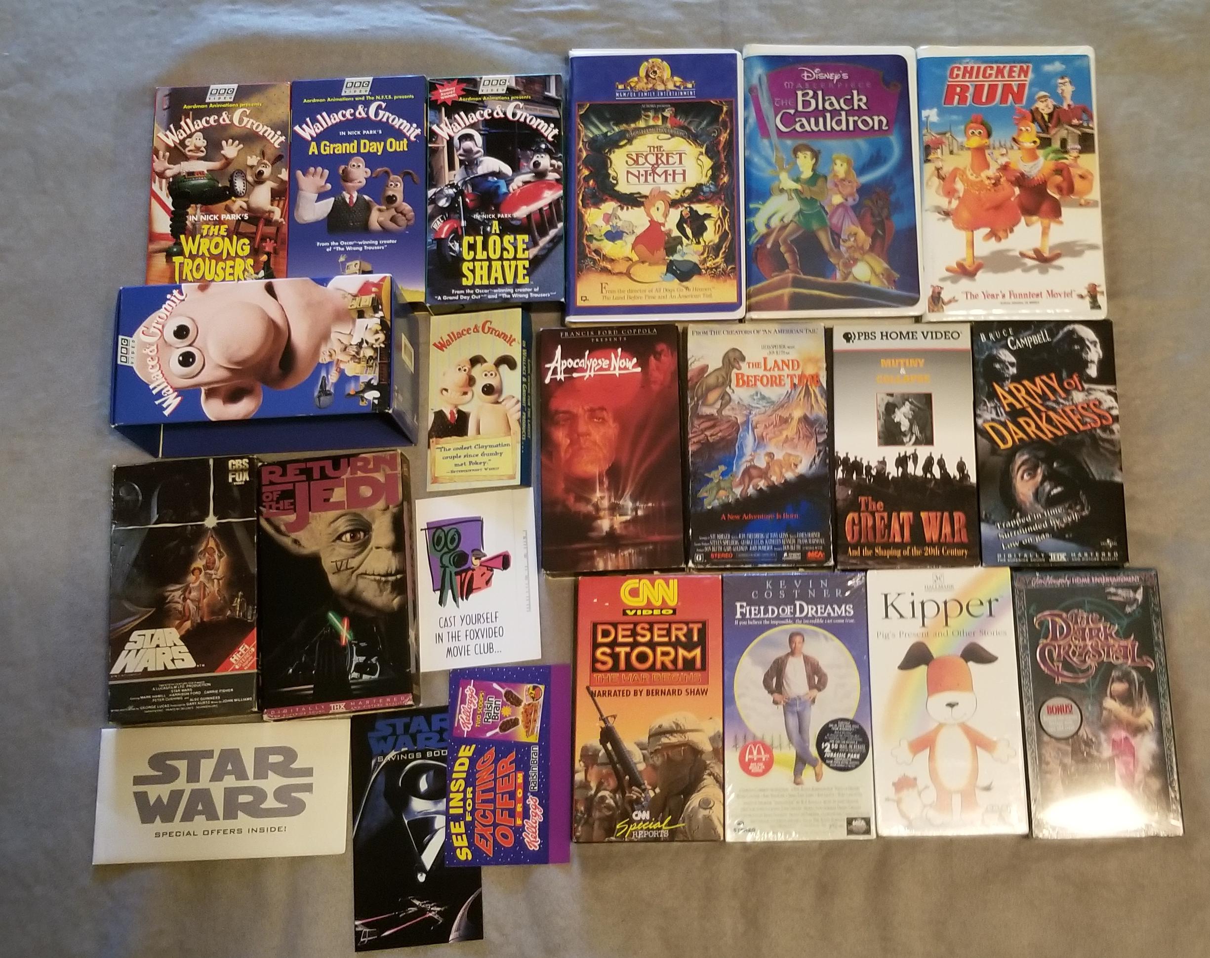 Half Price Books haul for 11. Field of Dreams, Kipper, and Dark