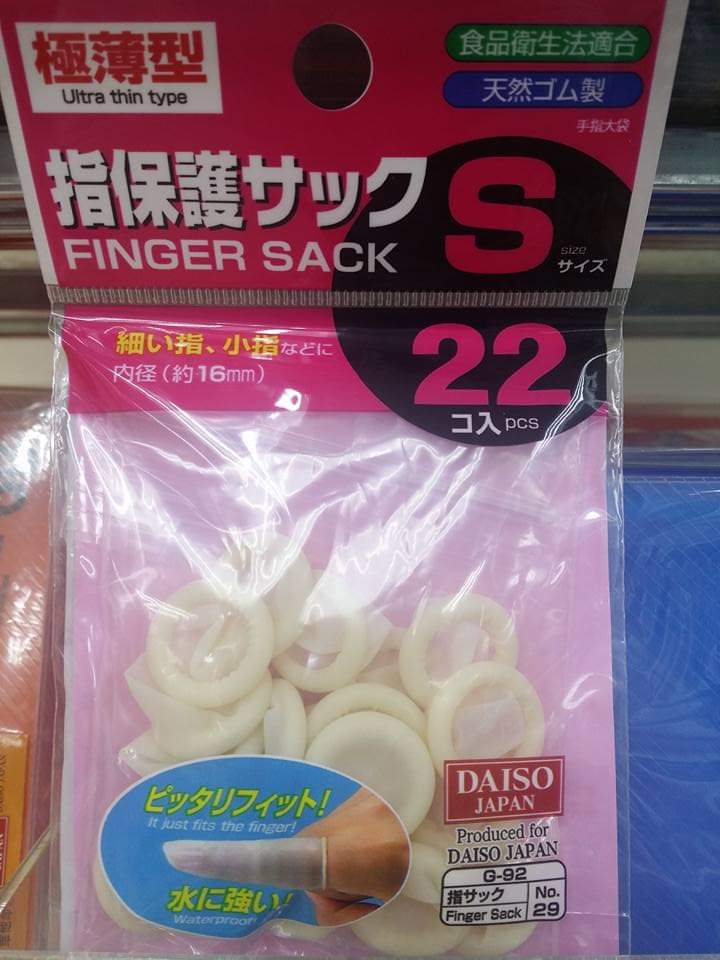 Finger sack Fits just 1 finger Ultra Thin Type Daiso Japan r/funny