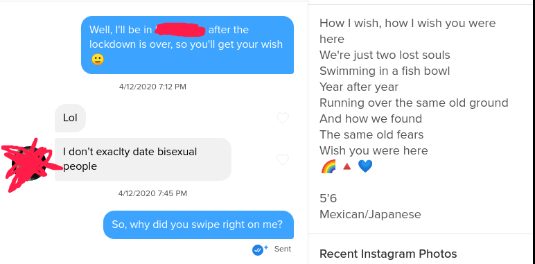 I am confused. Tinder