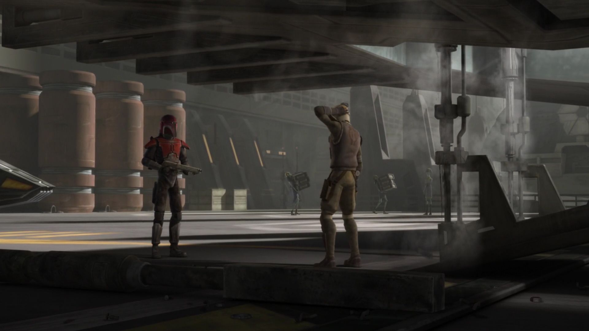 Clone Wars Poorly Explained 3 ObiWan tries to get out of a parking