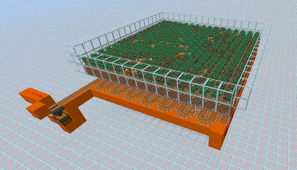 Fully auto sweet berry farm I designed just now ) r/Minecraft
