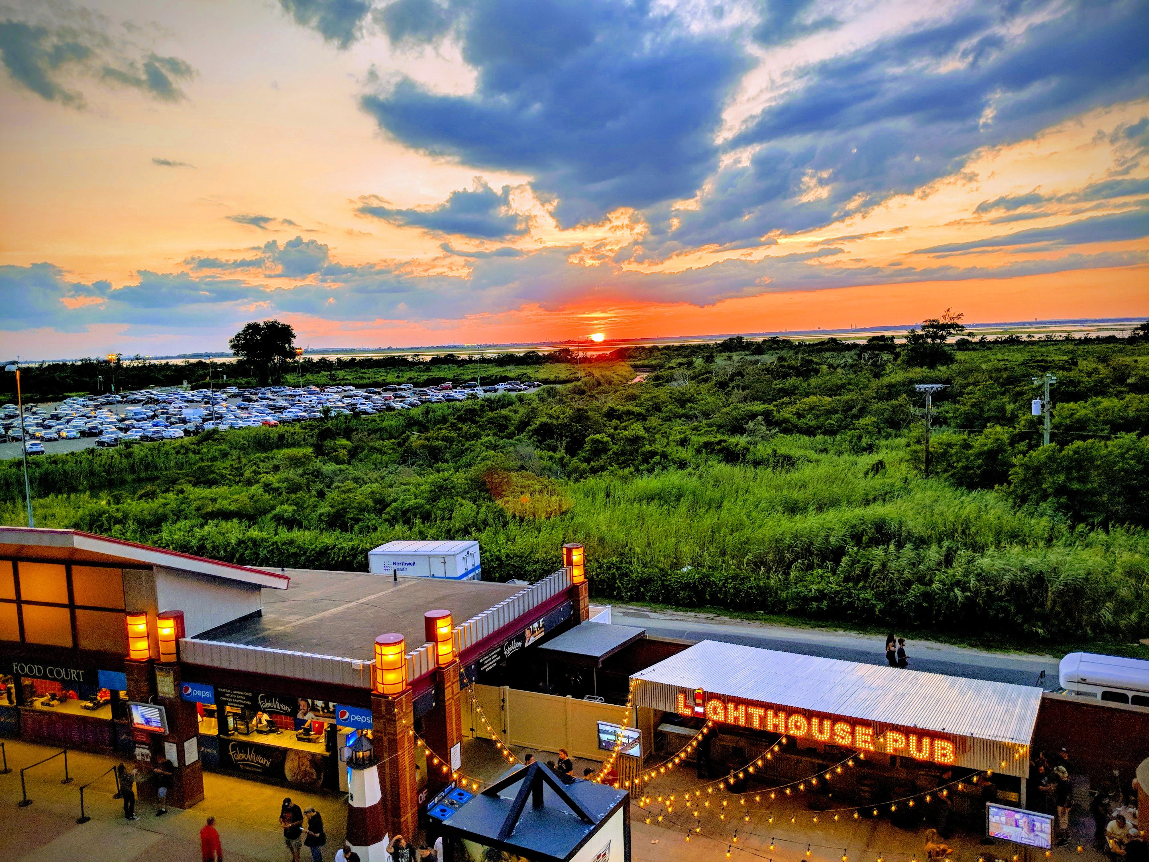 My first summer on Long Island. Sunset, as seen from Jones Beach