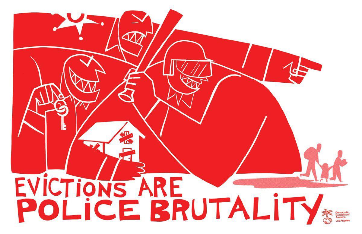 DSA Chapters big & small have organized tenants to go on rent strike