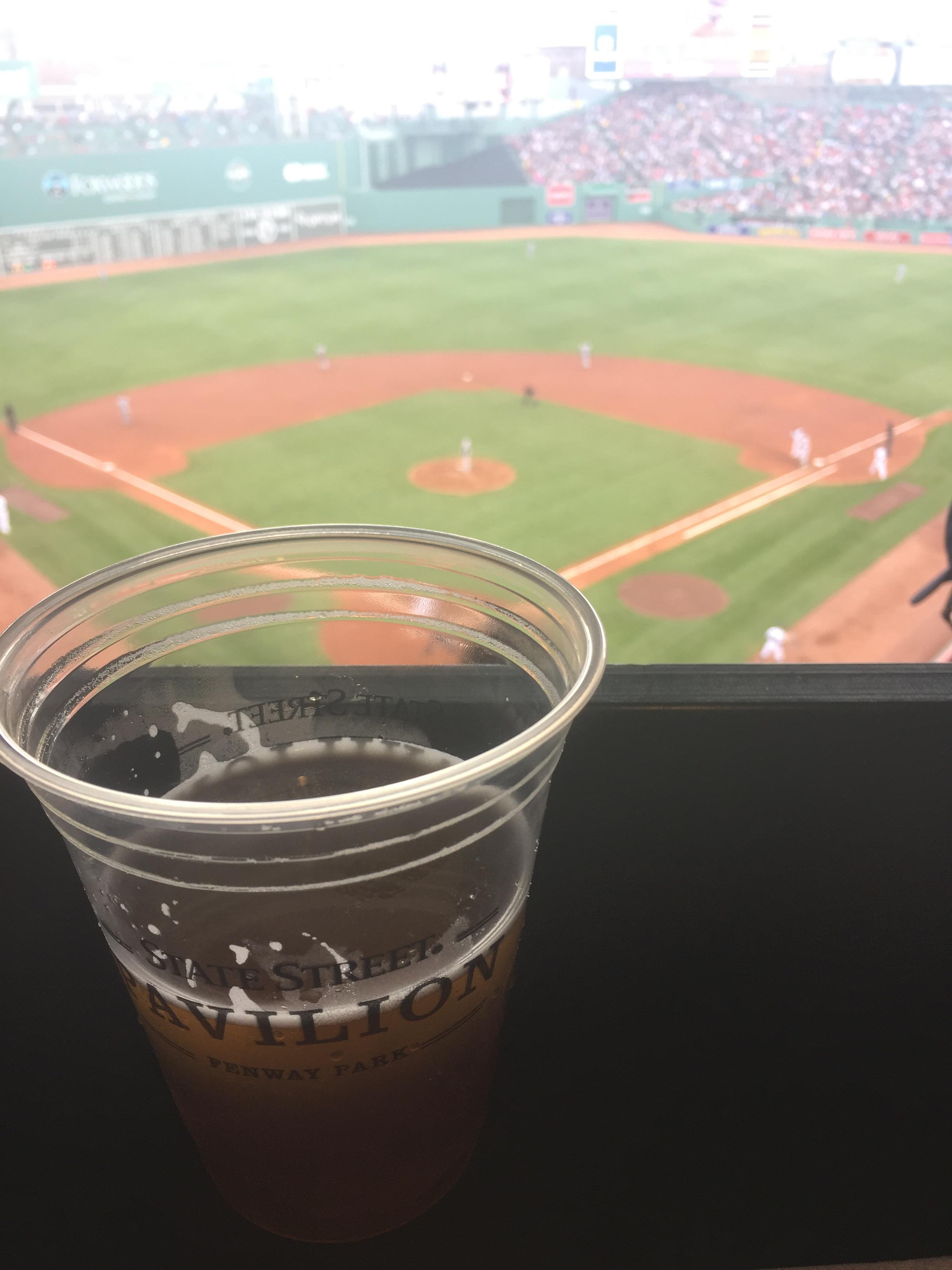 Seasonal Sam Adams at Fenway Park in Boston beerwithaview