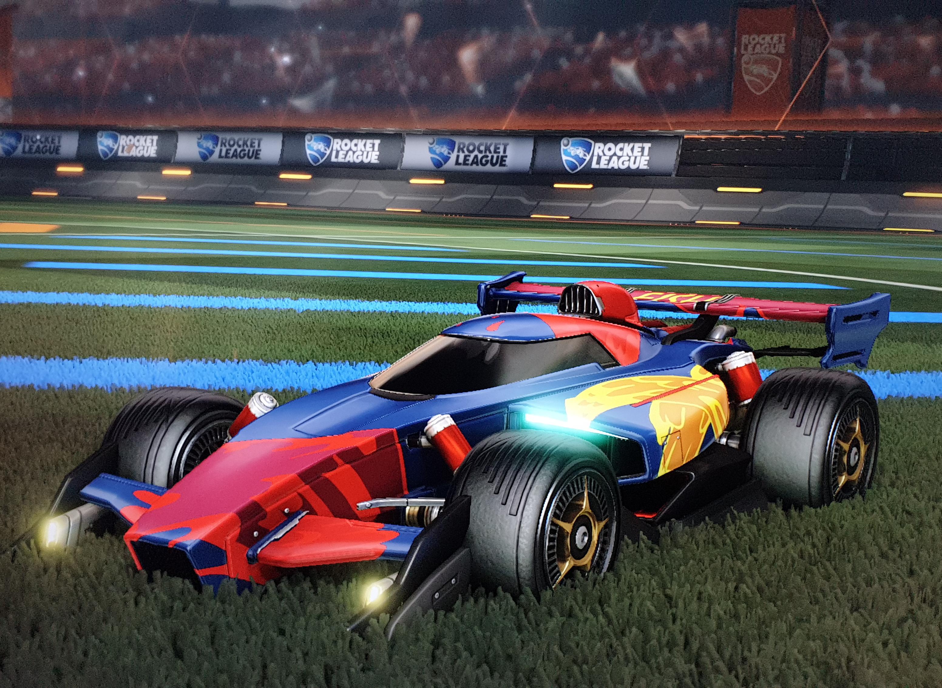 Rocket League Red Bull F1 themed Animus GP Rocket League