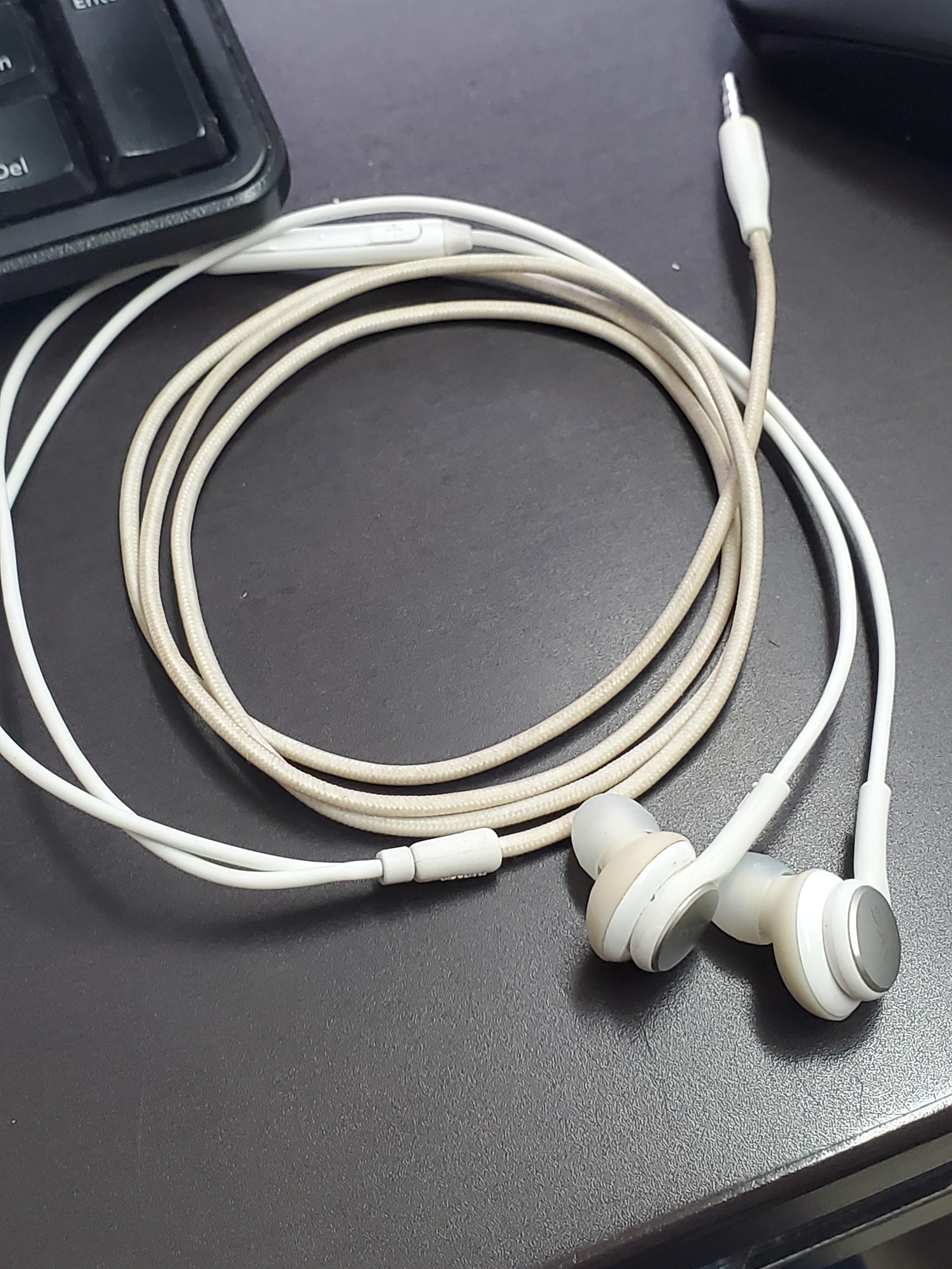 White is not a great option for earphones, I barely use them and they are so dirty. r/samsung