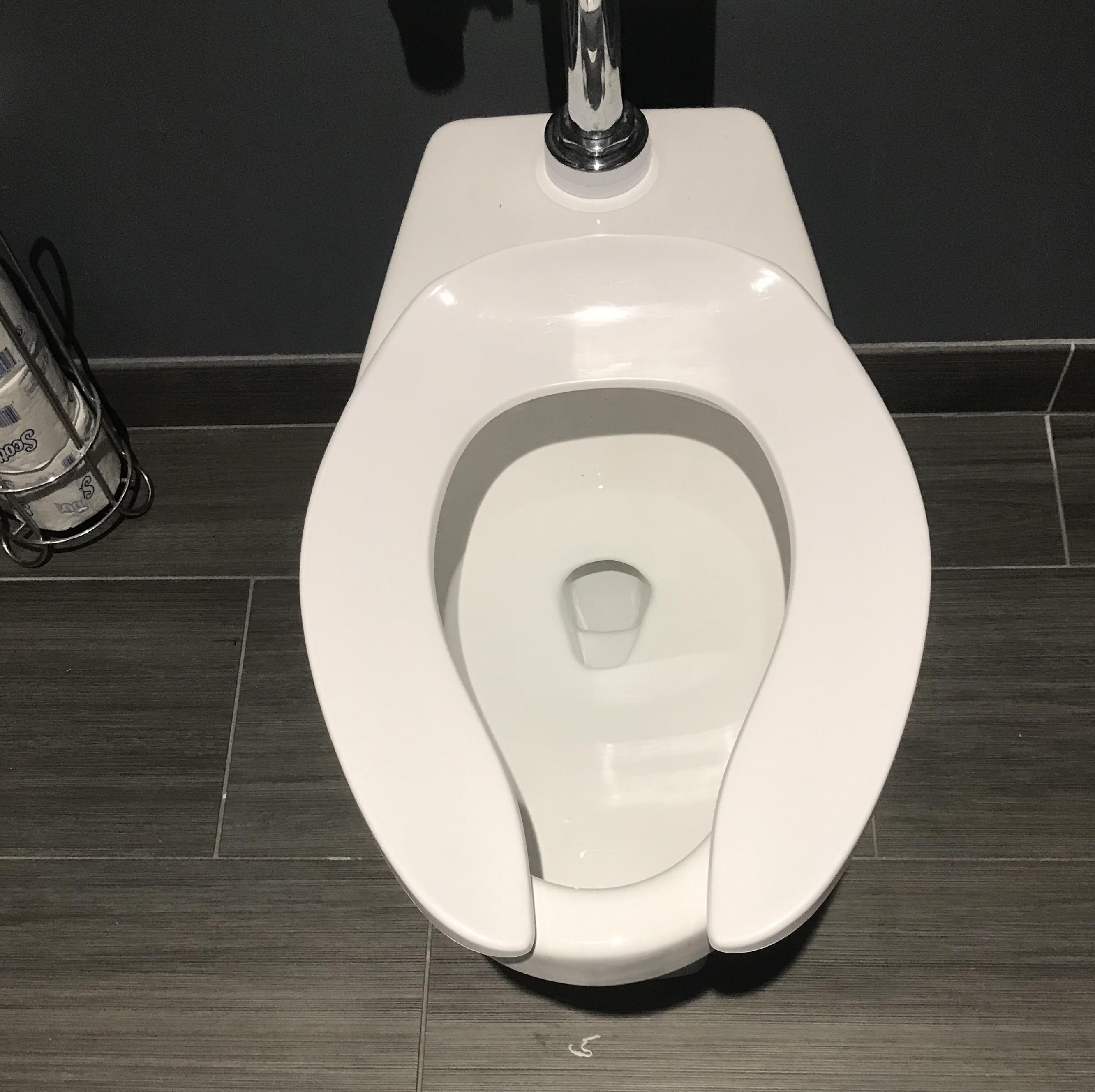 Is this toilet hole the smallest you’ve ever seen? Think the TURBO TEAM