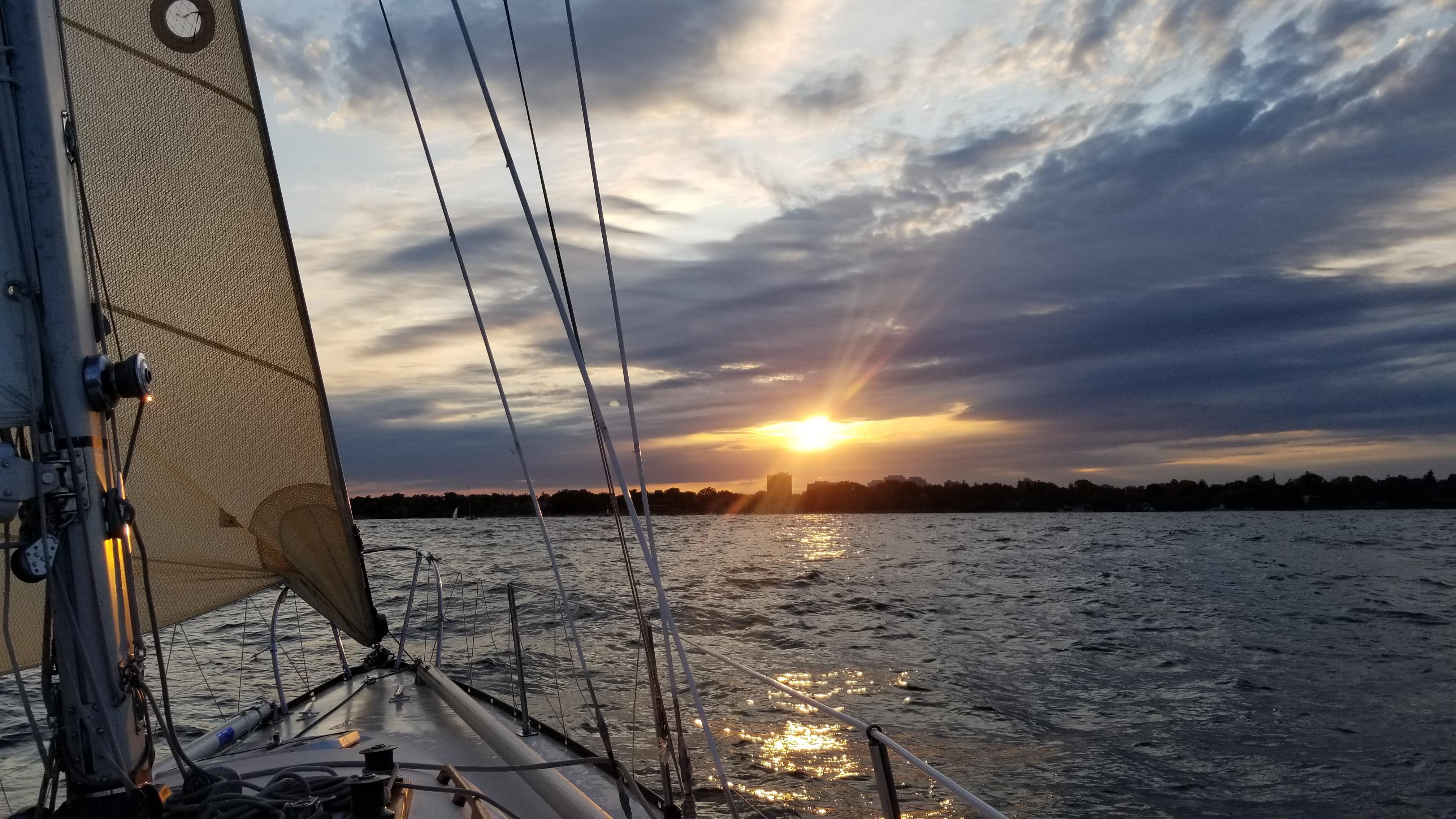 Fall sunsets arrive again in Ontario r/sailing