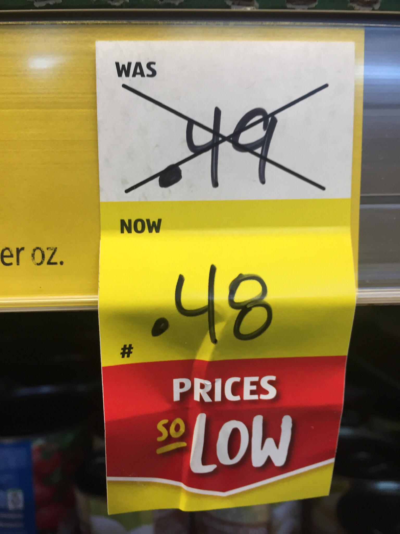 Does this bargain count? r/funnysigns