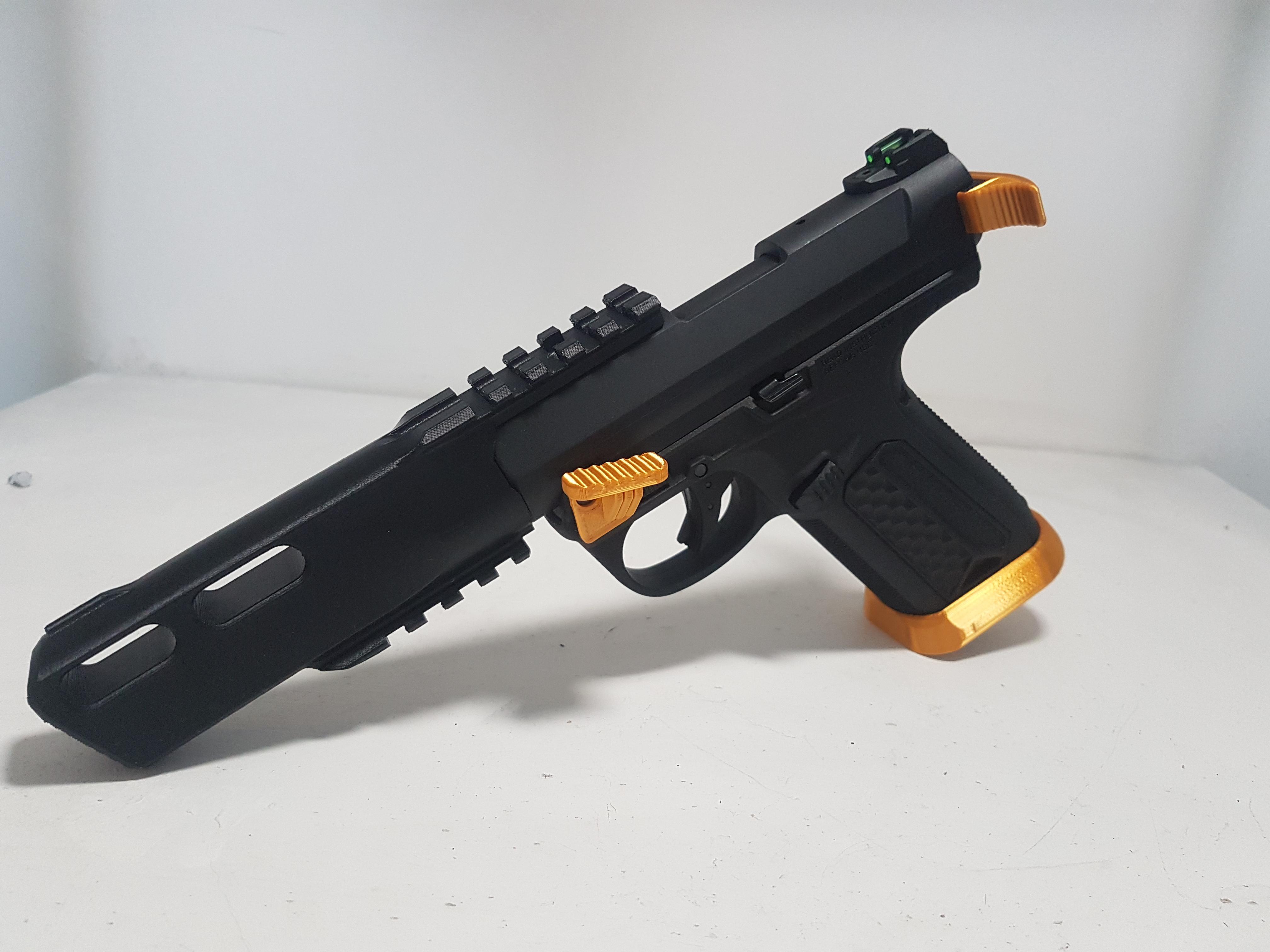AAP01 with 3D Printed Parts r/airsoft