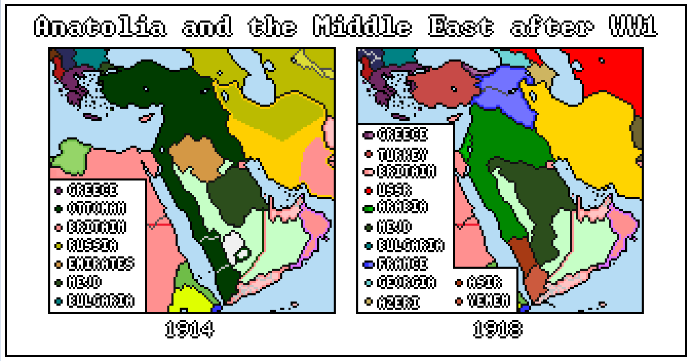 The Division of the Ottoman Empire (contest submission) r/imaginarymaps