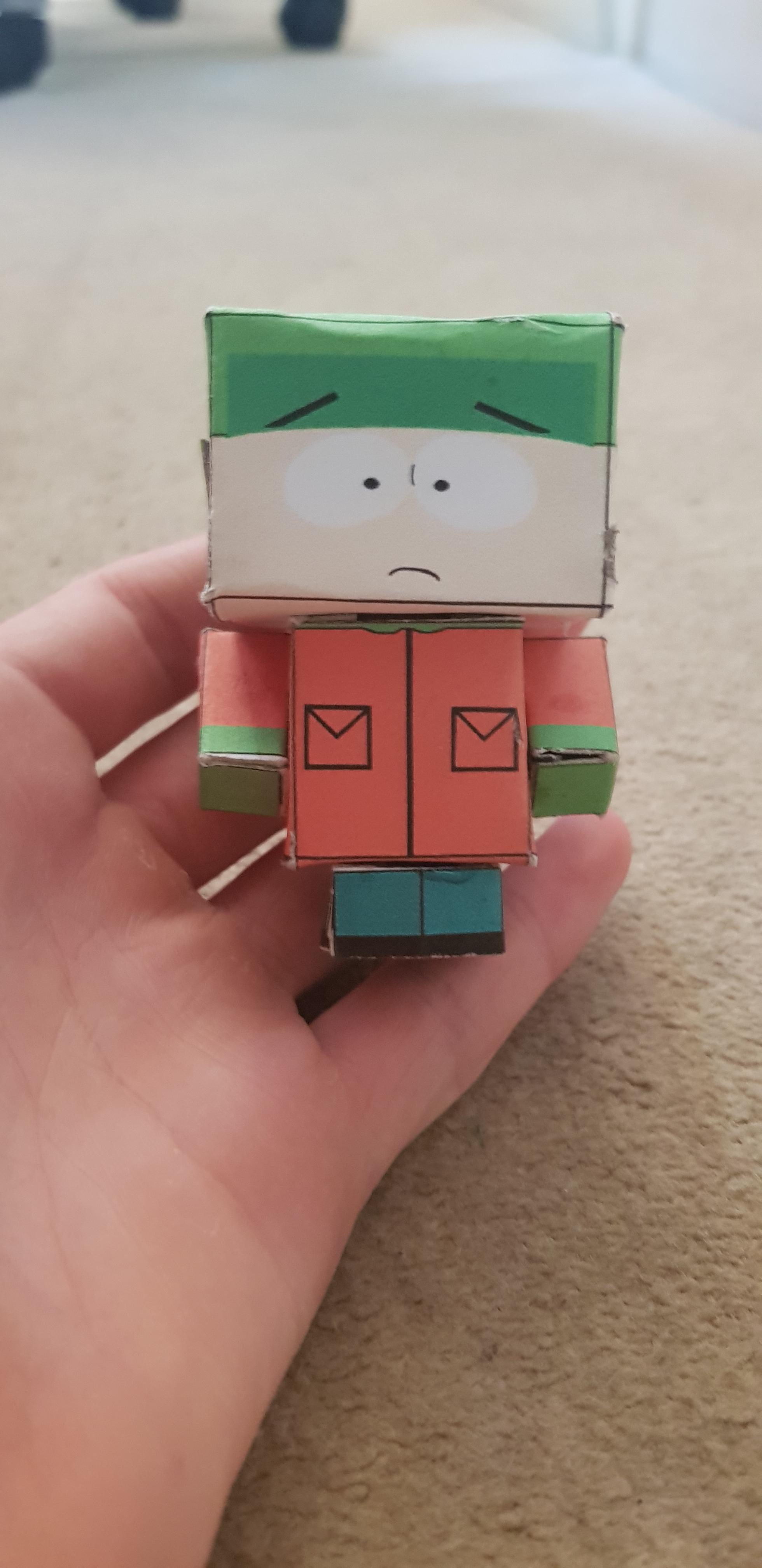 Just made this and there are more I have to make now. They are south park paper crafts if you