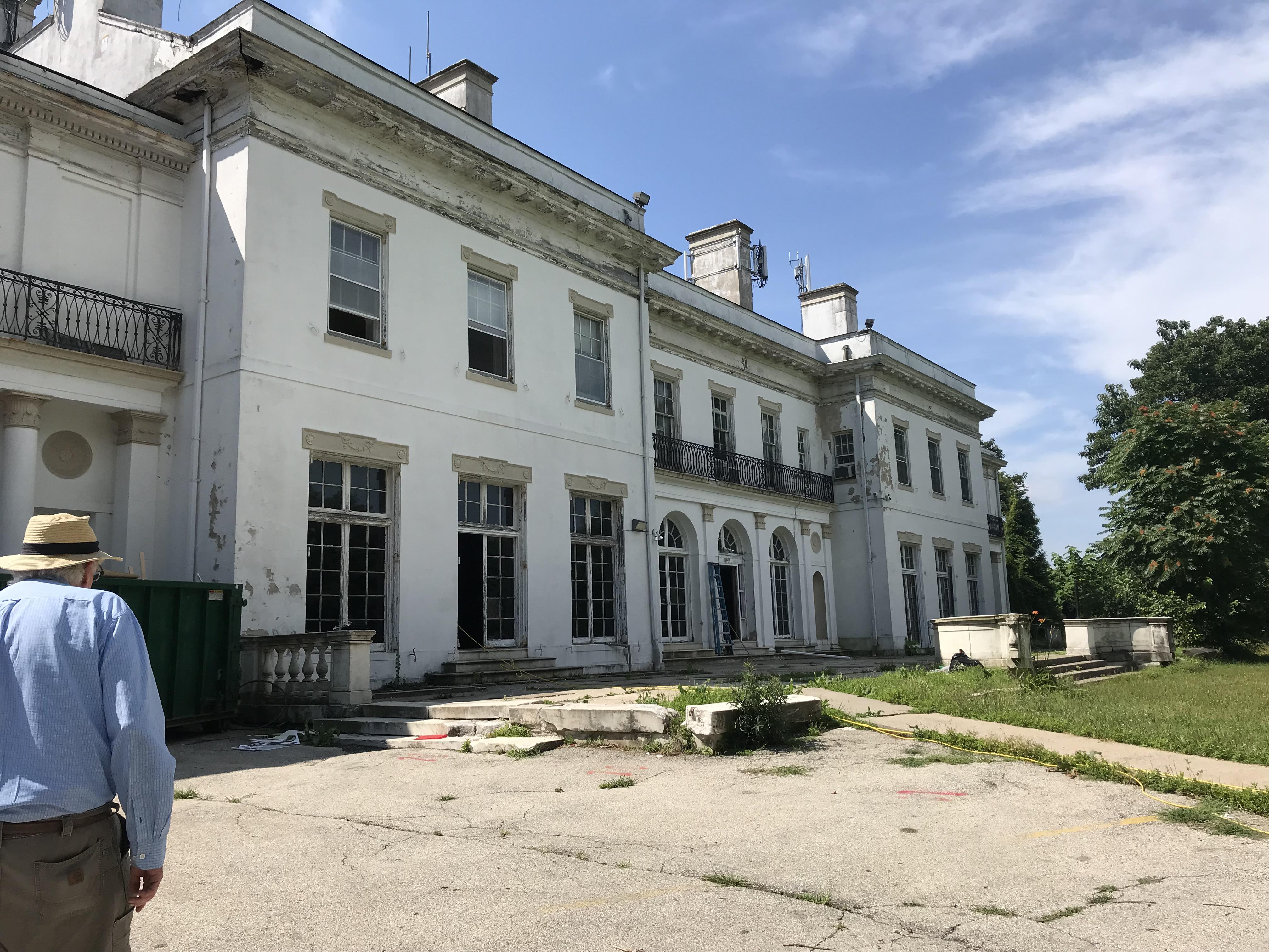 Went to the Horace Trumbauer mansion that’s being knocked down. The