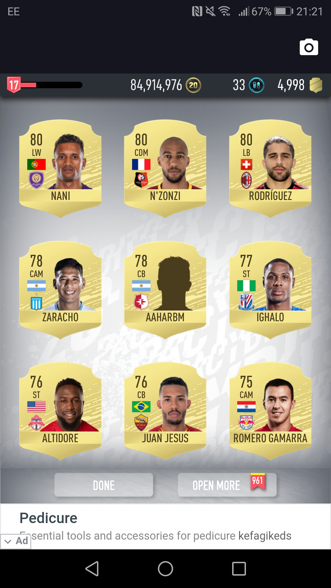 Only the 39th rare player pack r/Etorr