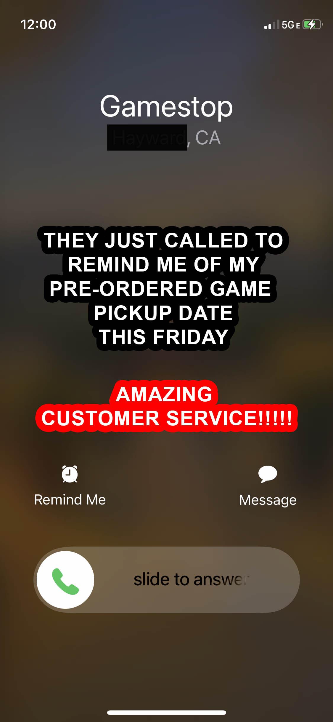 GameStop's customer service the retail level is 5STAR worthy