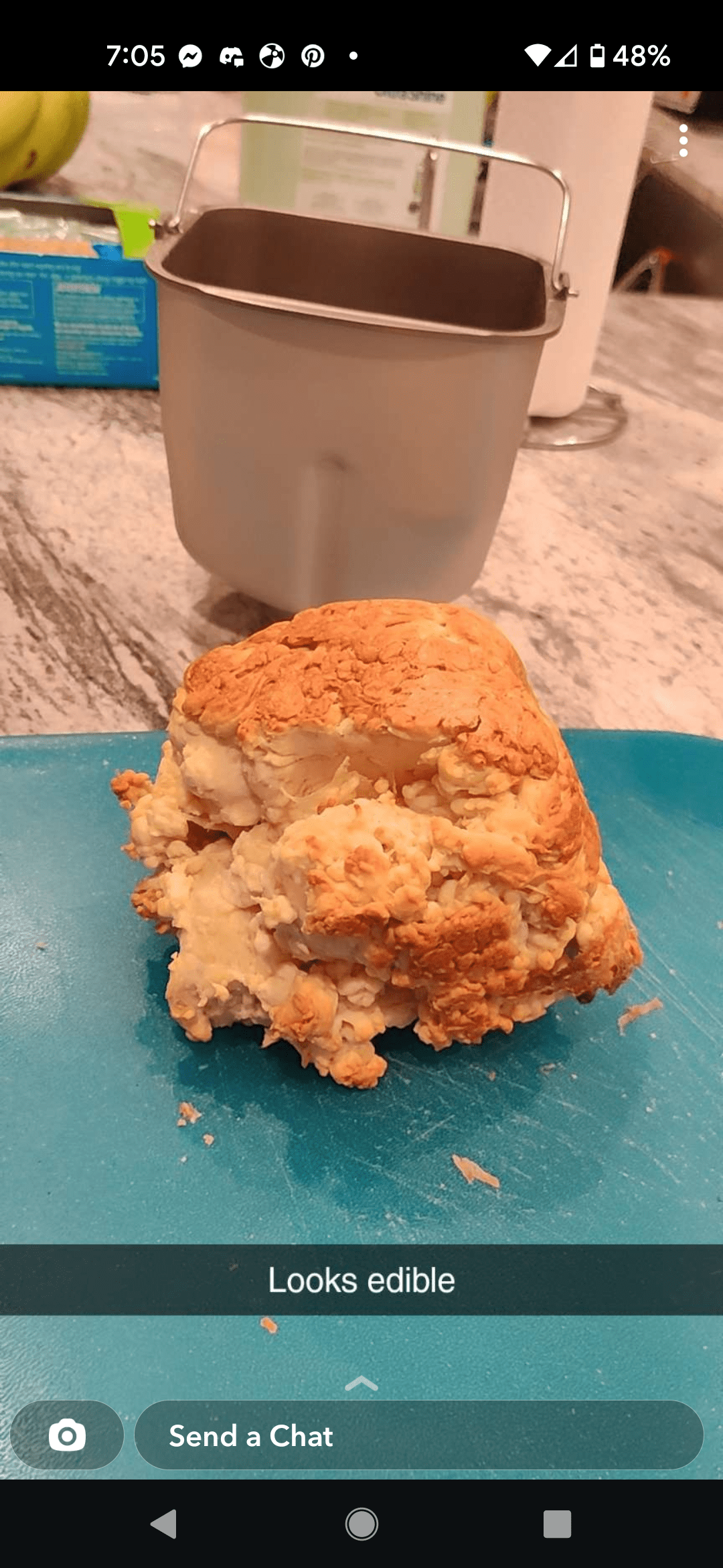 Followed the recipe for French Bread in the zojirushi bread maker, but