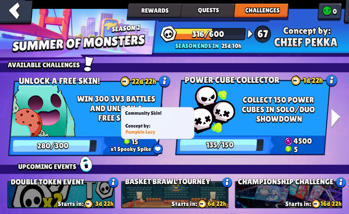 [IDEA] Weekly/Monthly Events for Brawl Stars! (Collab with