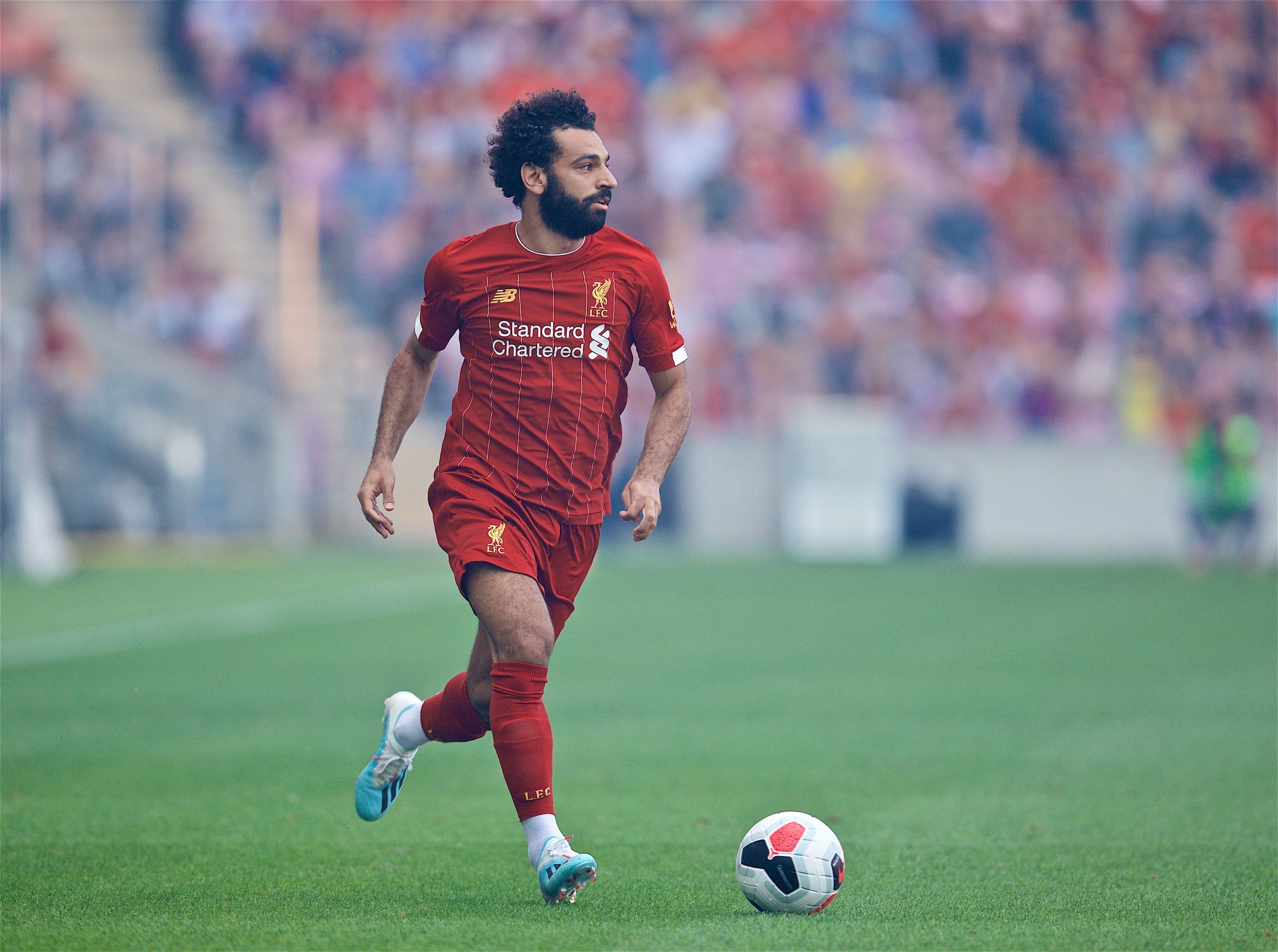 Love this Salah photo from the Lyon match r/LiverpoolFC