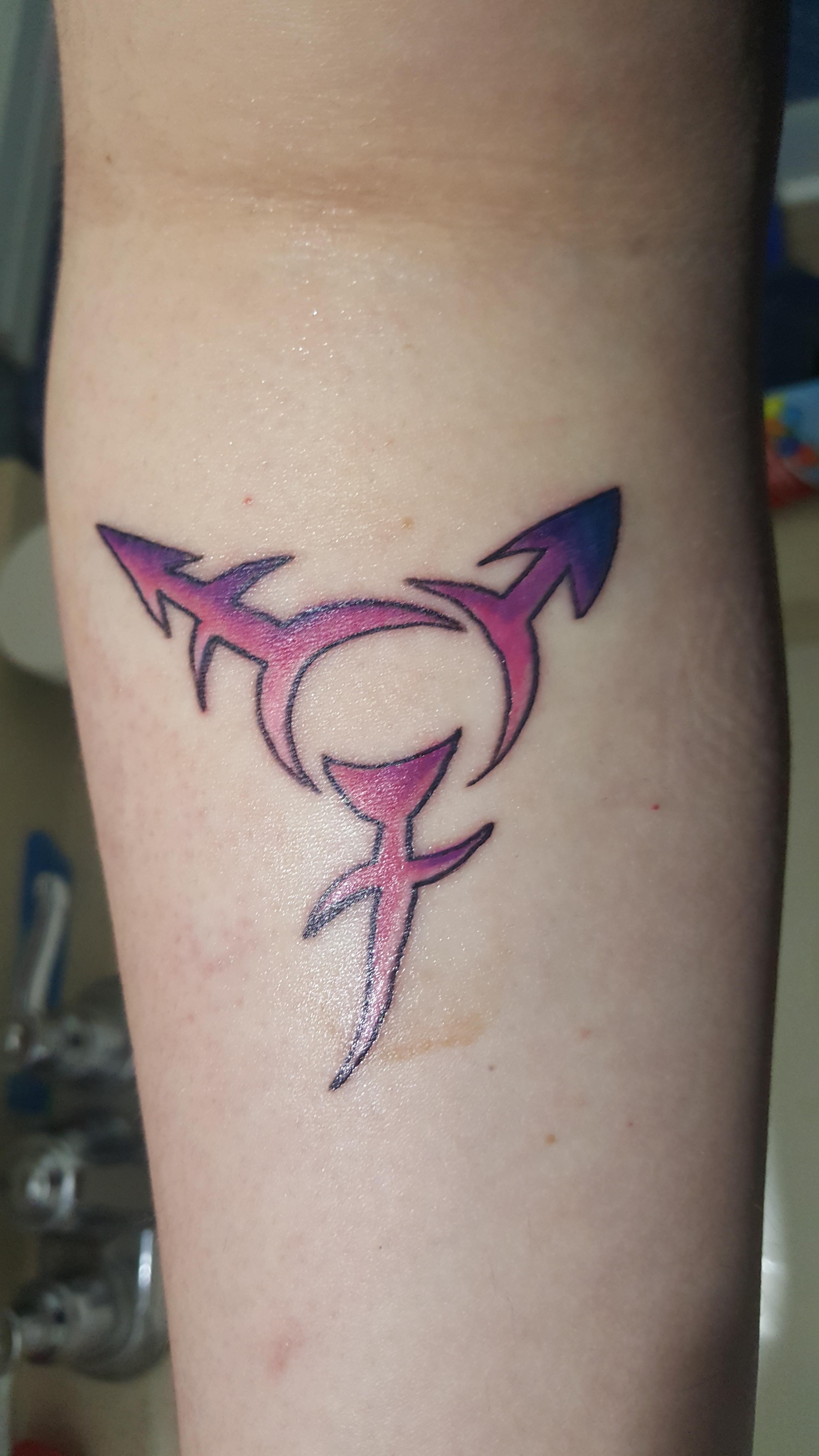 I got a tattoo to celebrate 1 year on HRT (3/13) lgbt