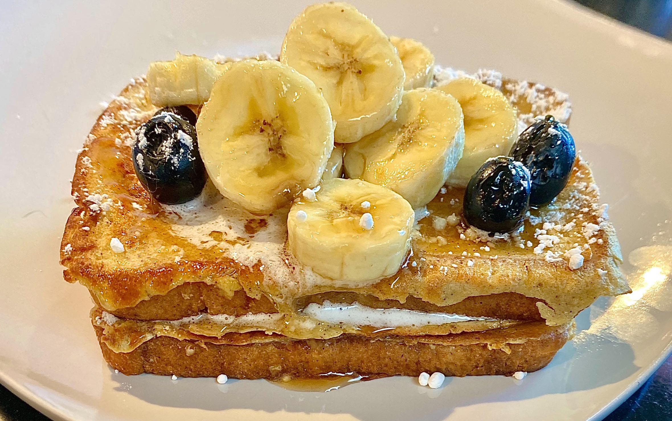 [homemade] stuffed French toast r/food